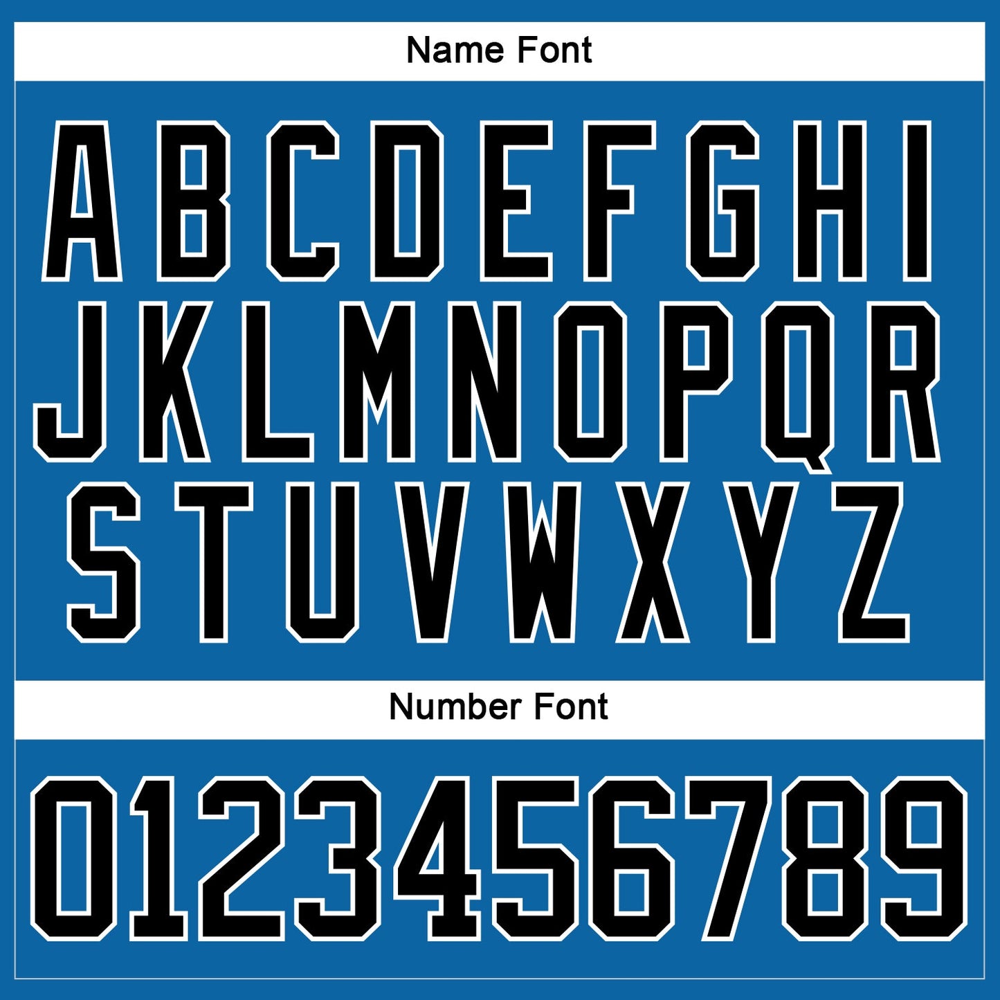 Custom Blue Black-White Hockey Jersey
