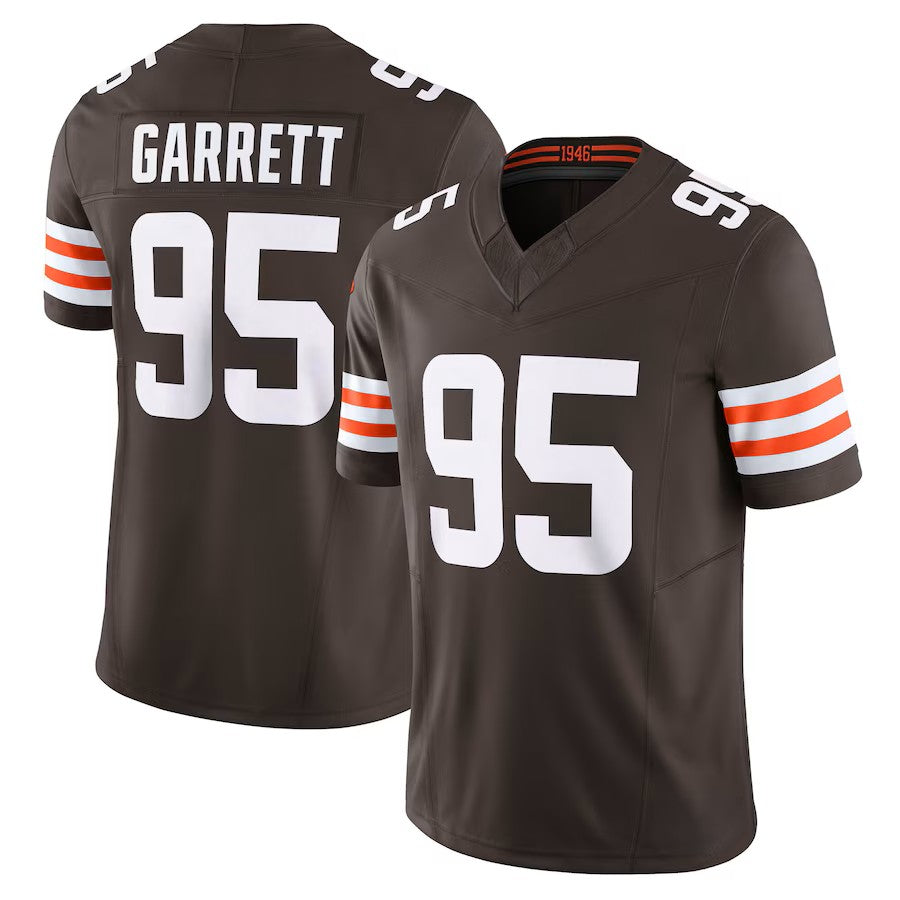 Custom Men's Browns Brown/White Exact Replica Football Jersey