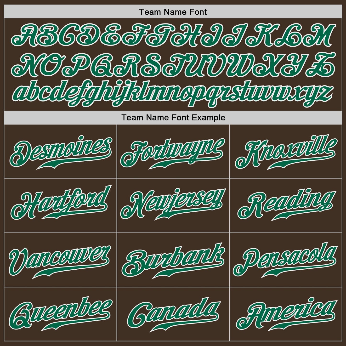 Custom Brown Kelly Green-White Authentic Baseball Jersey