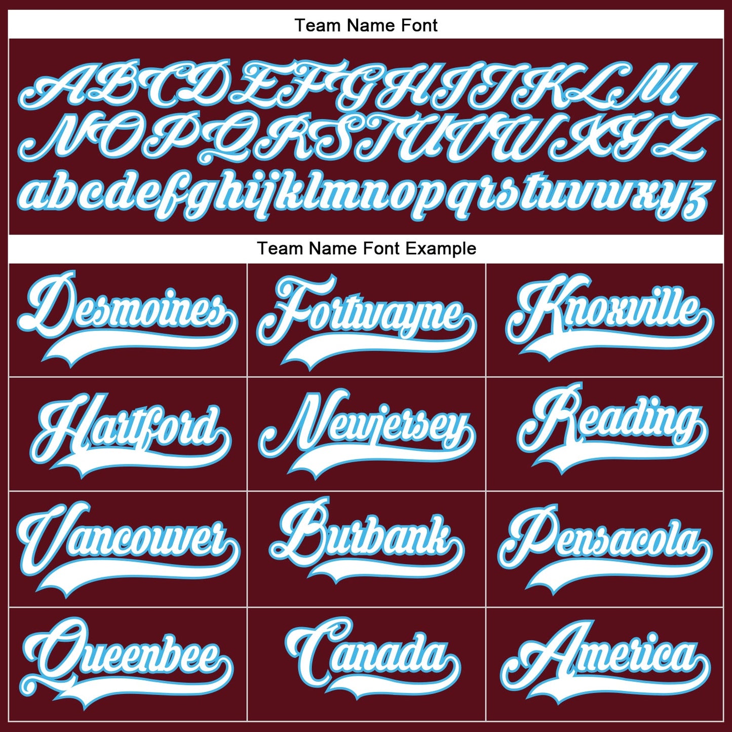 Custom Burgundy White-Sky Blue Hockey Lace Neck Jersey