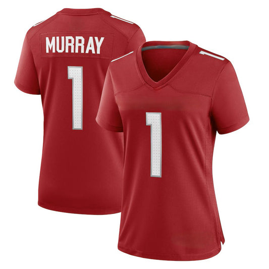 Custom Women's Cardinals Cardinal Game Exact Replica Football Jersey