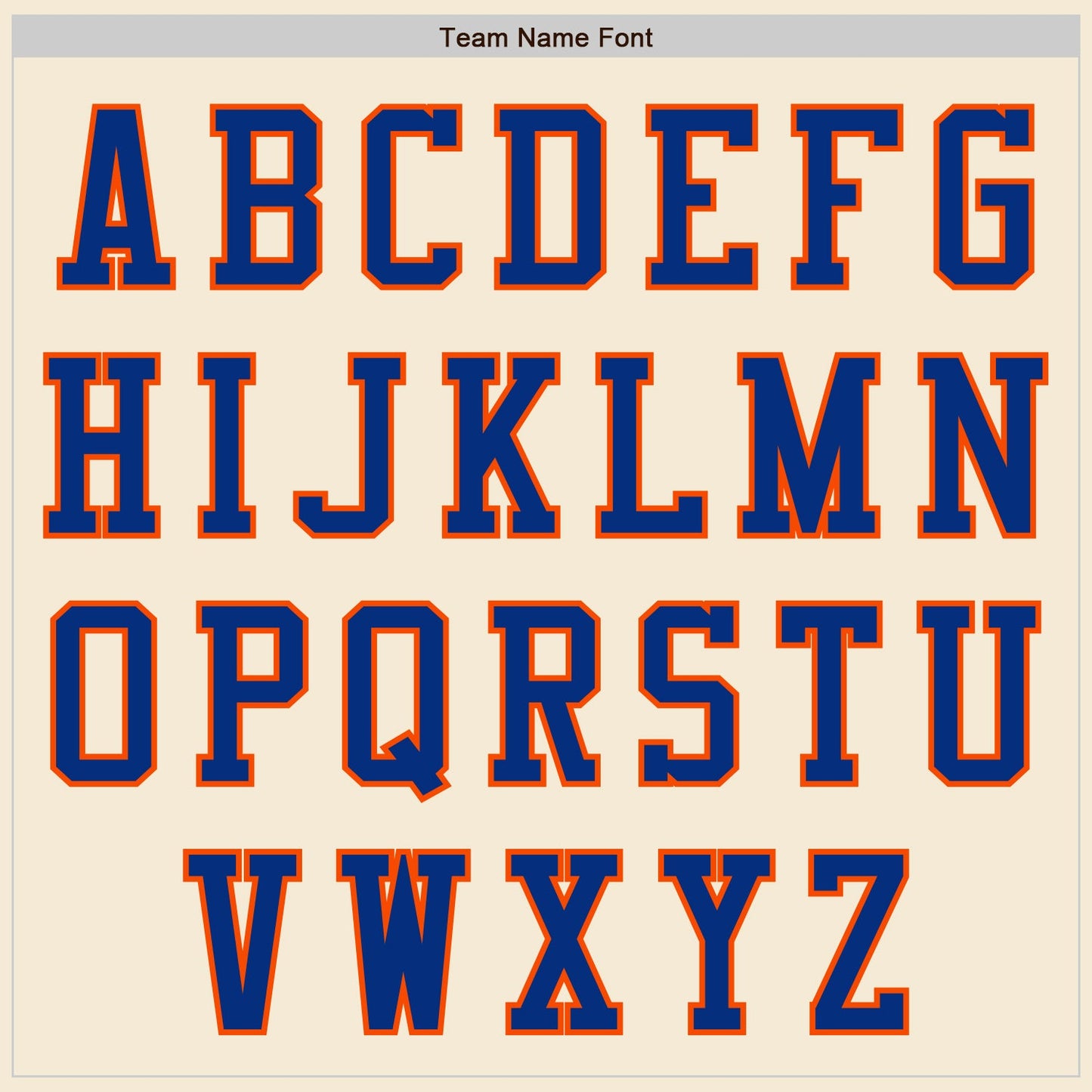 Custom Cream Royal-Orange Authentic Baseball Jersey