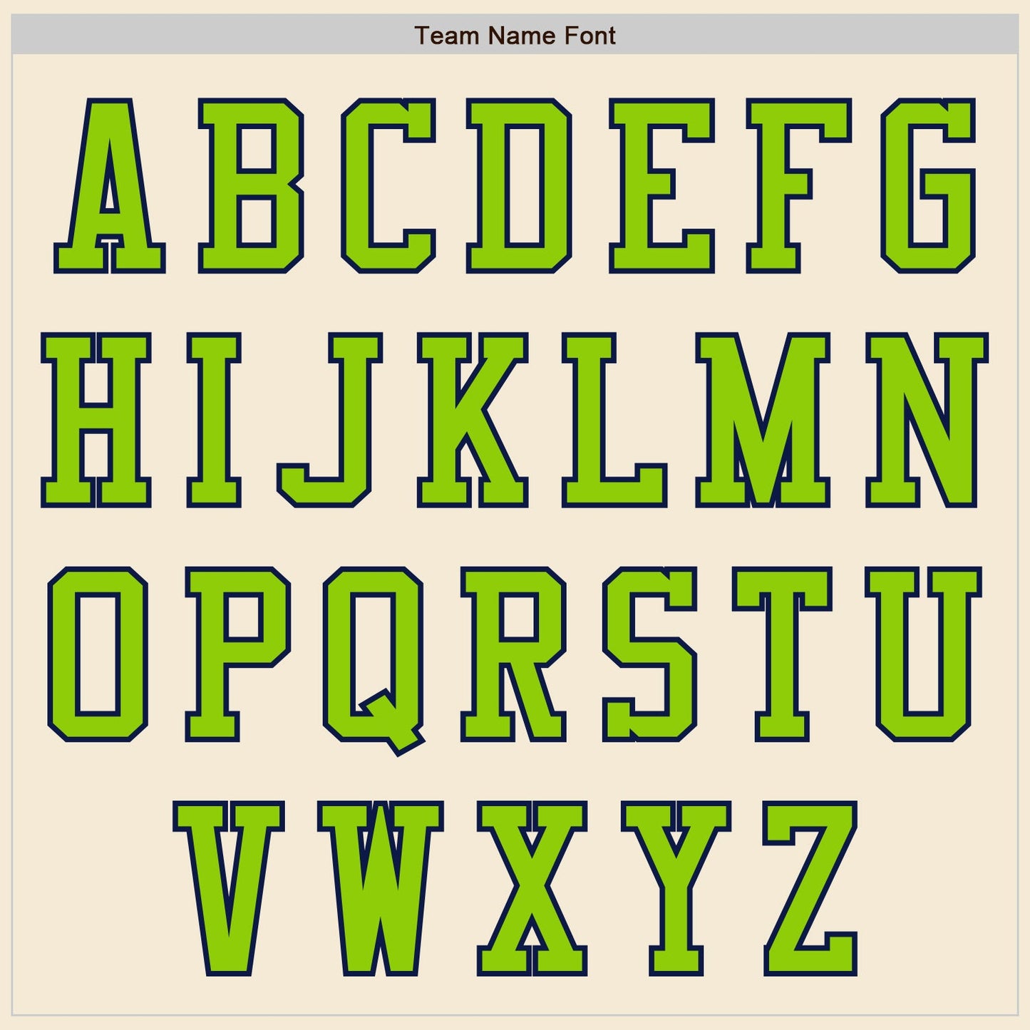 Custom Cream Neon Green-Navy Authentic Baseball Jersey