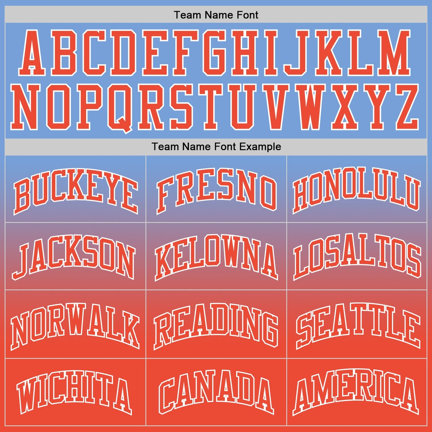 Custom Light Blue Orange-White Authentic Fade Fashion Basketball Jersey