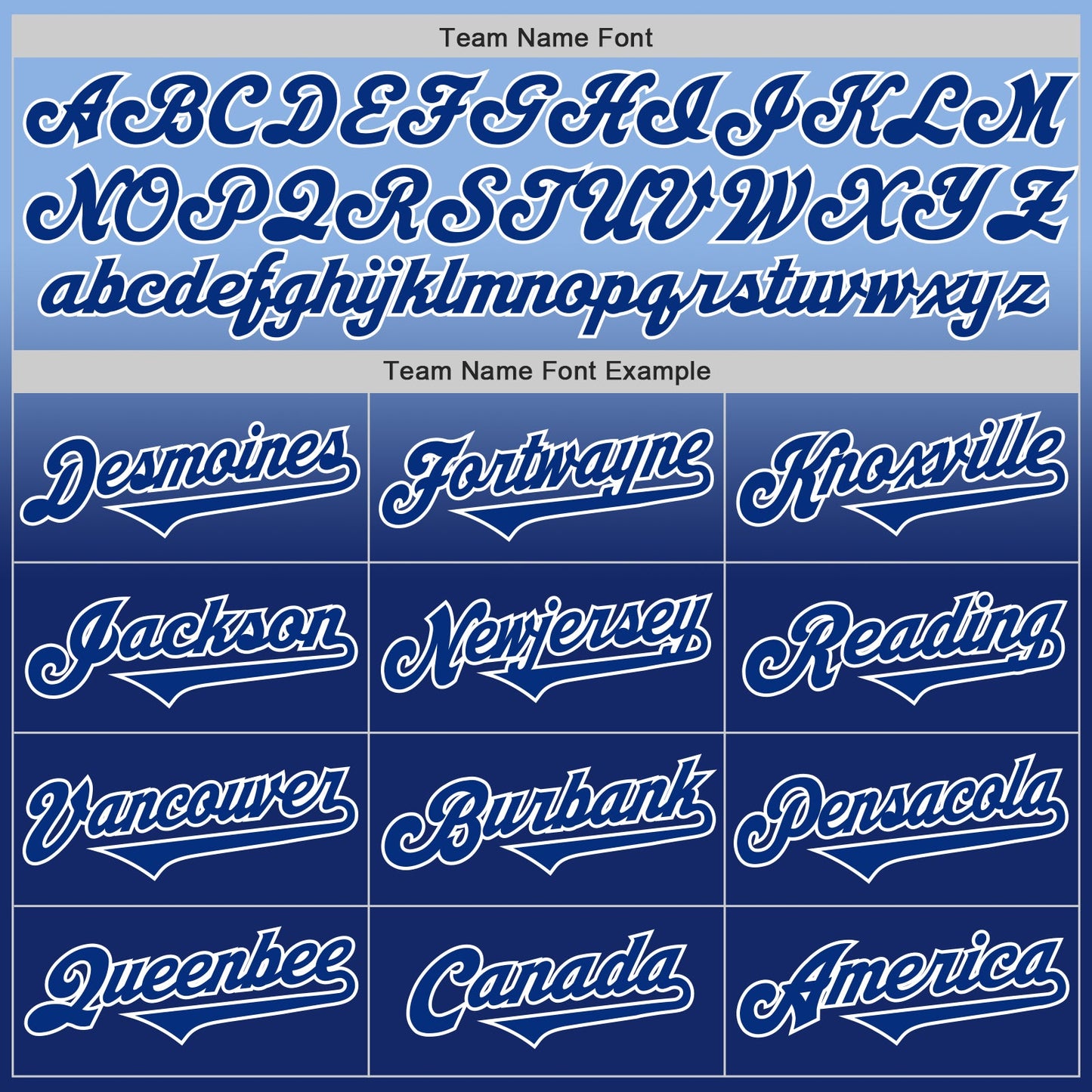 Custom Light Blue Royal-White Authentic Fade Fashion Baseball Jersey
