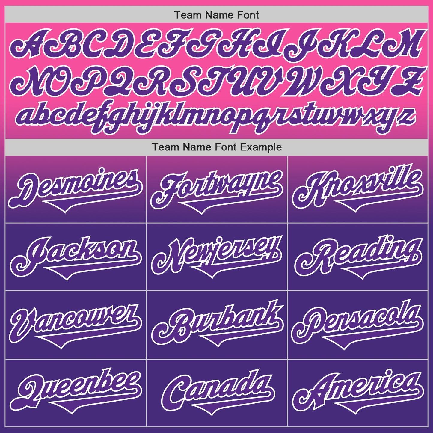 Custom Pink Purple-White Authentic Fade Fashion Baseball Jersey
