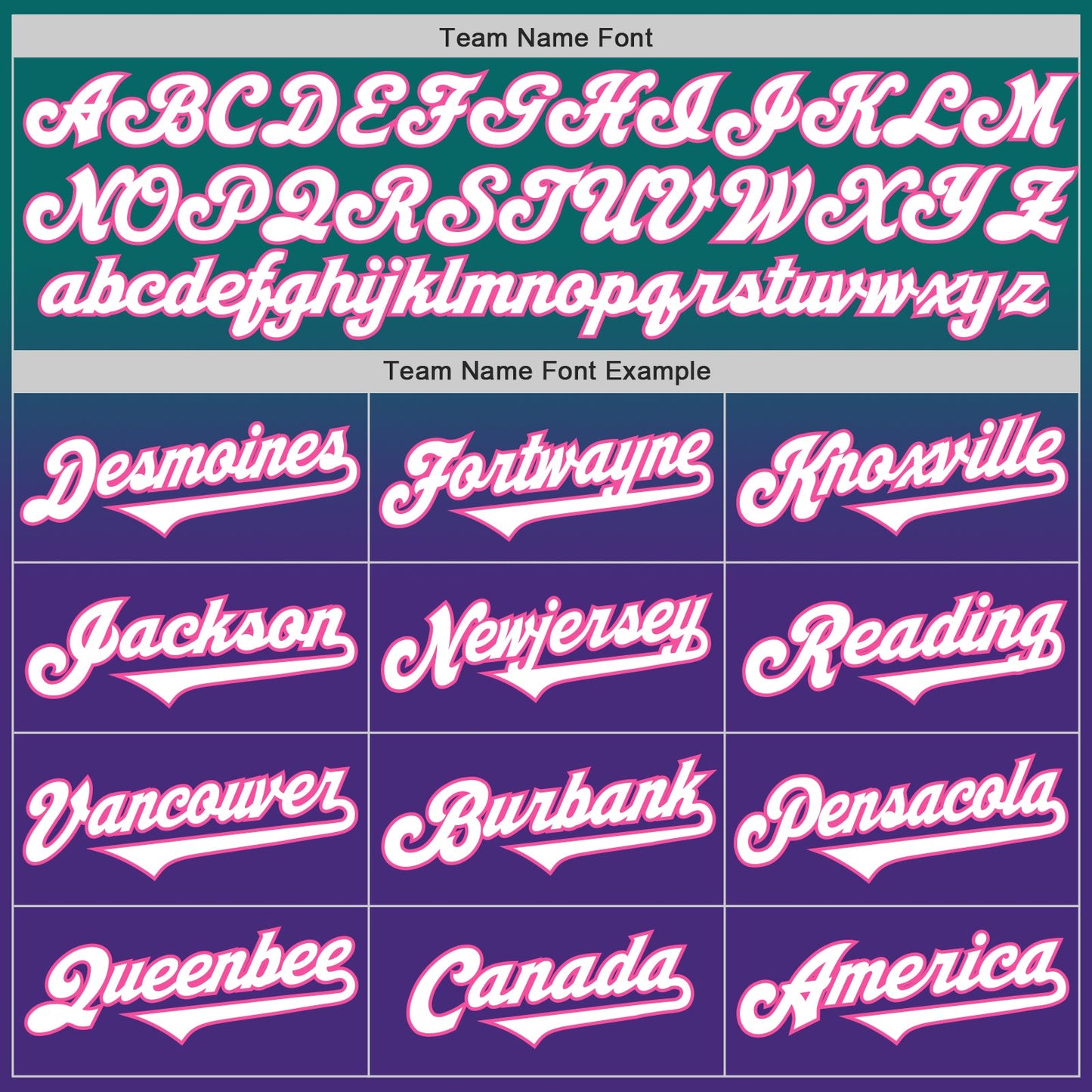 Custom Teal White Purple-Pink Authentic Fade Fashion Baseball Jersey