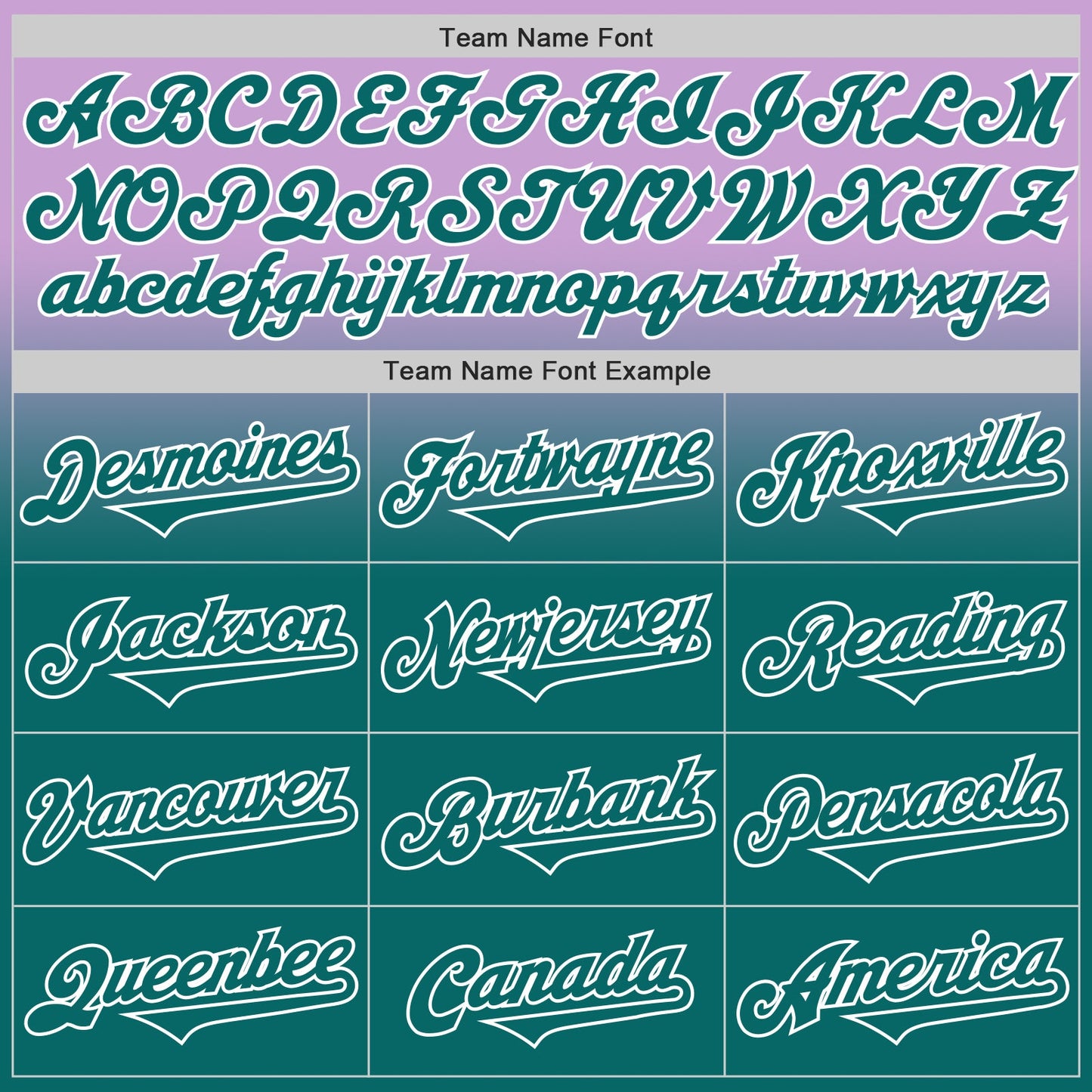 Custom Light Purple Teal-White Authentic Fade Fashion Baseball Jersey