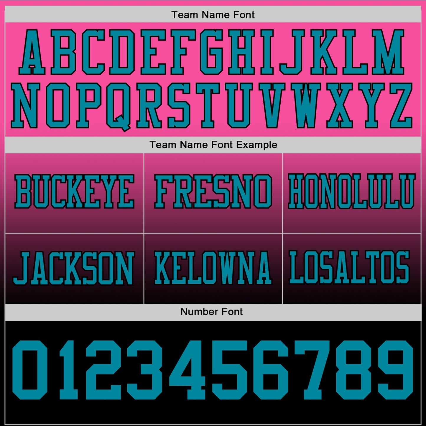 Custom Pink Teal-Black Mesh Authentic Fade Fashion Football Jersey