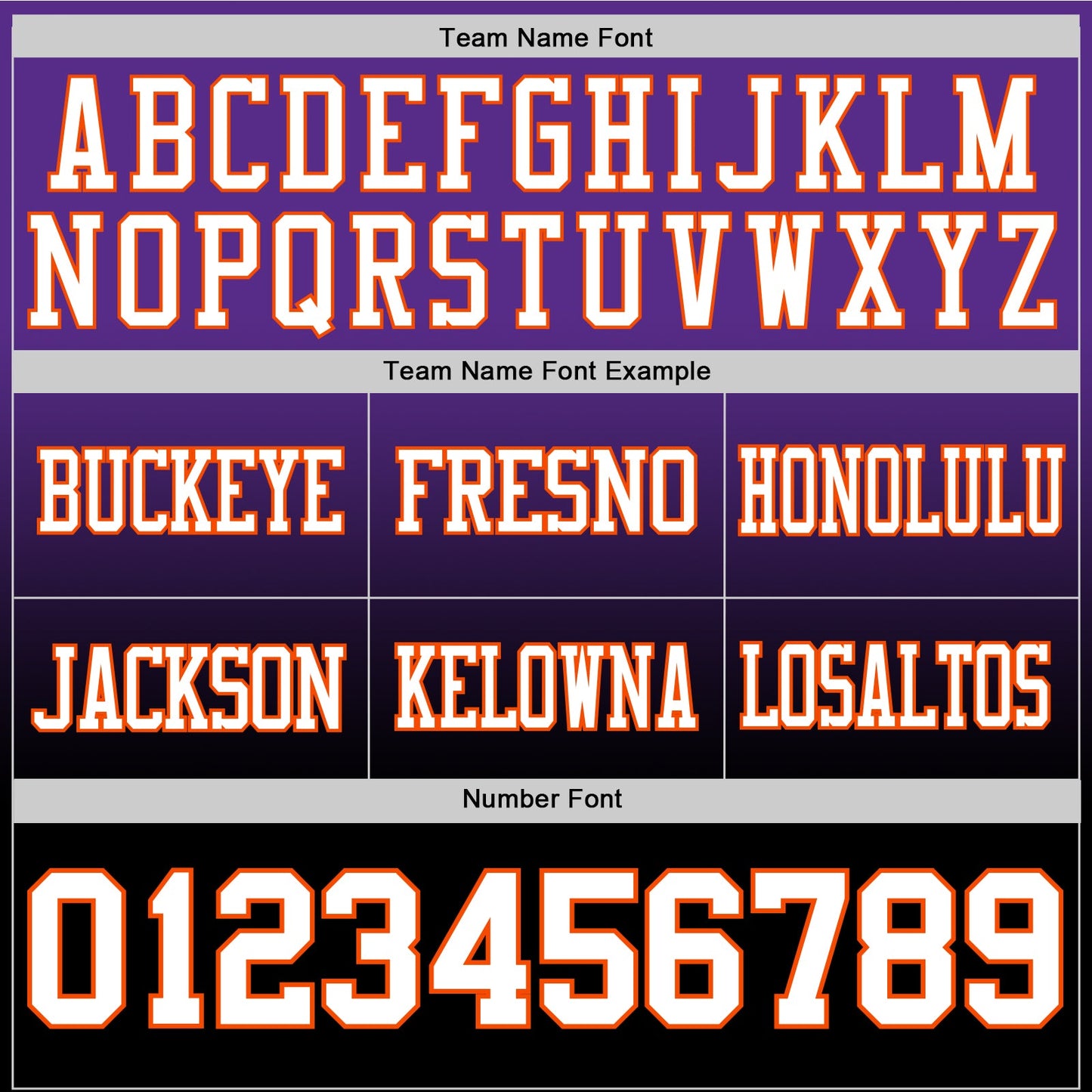 Custom Purple White Black-Orange Mesh Authentic Fade Fashion Football Jersey