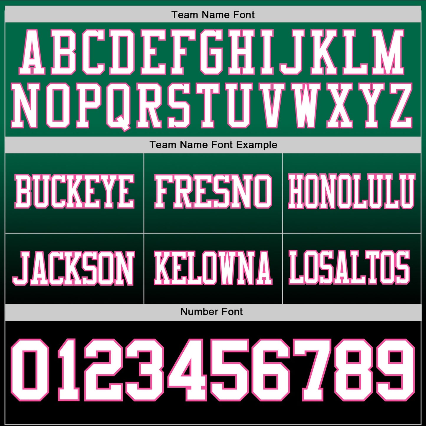 Custom Kelly Green White Black-Pink Mesh Authentic Fade Fashion Football Jersey