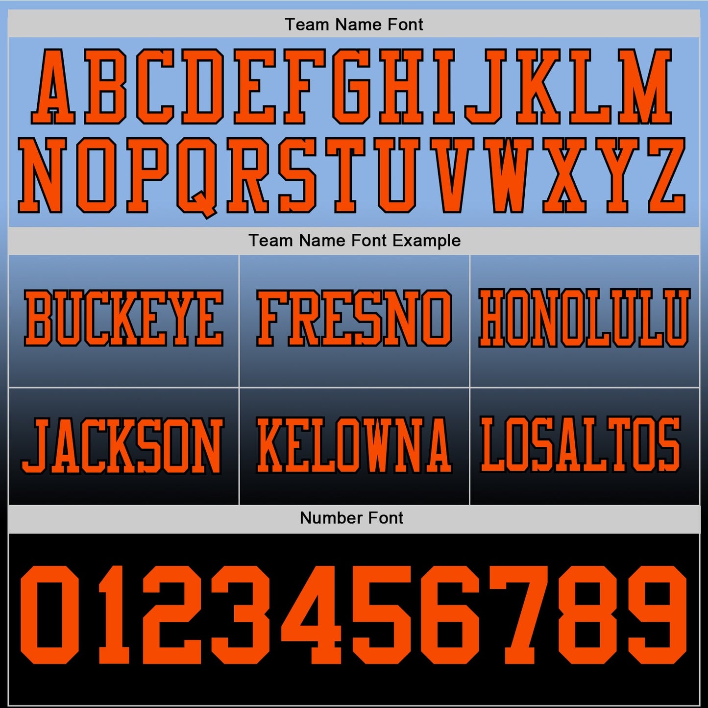Custom Light Blue Orange-Black Mesh Authentic Fade Fashion Football Jersey