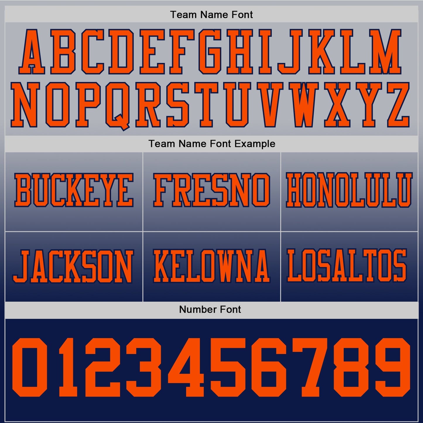 Custom Gray Orange-Navy Mesh Authentic Fade Fashion Football Jersey