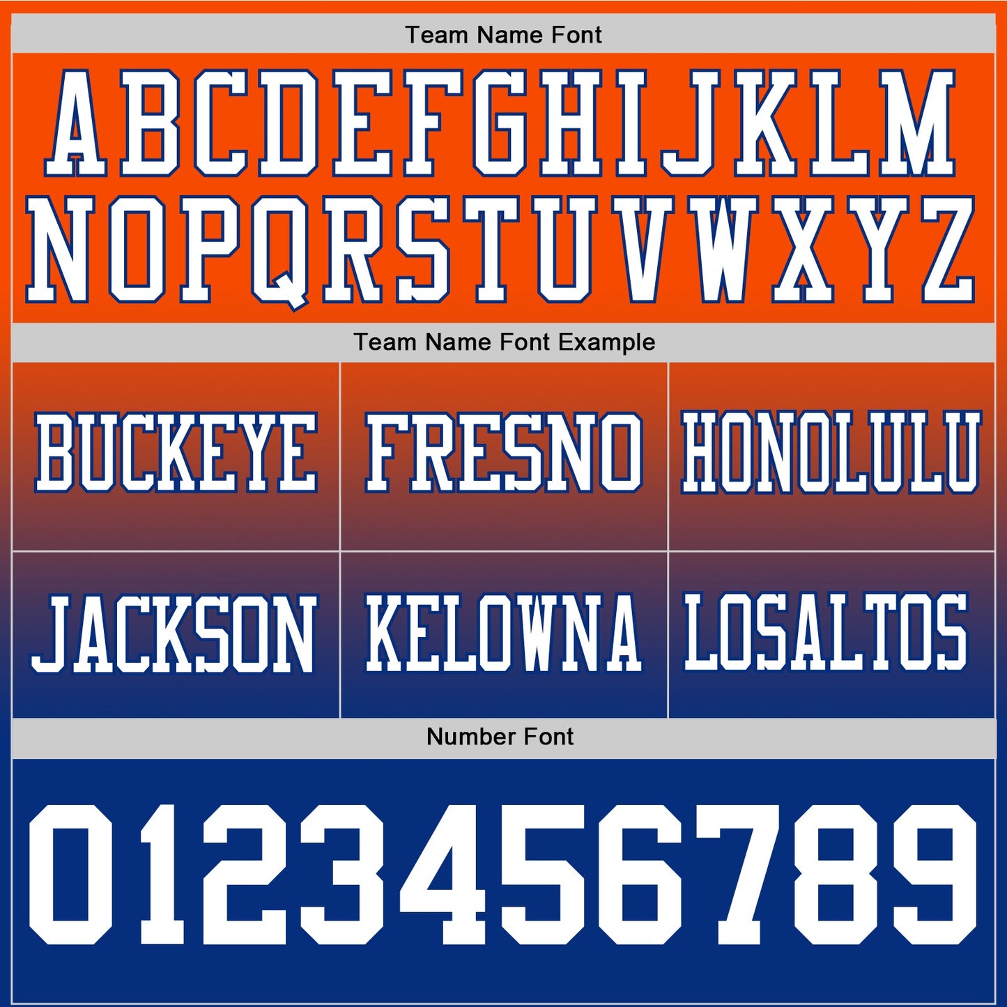 Custom Orange White-Royal Mesh Authentic Fade Fashion Football Jersey