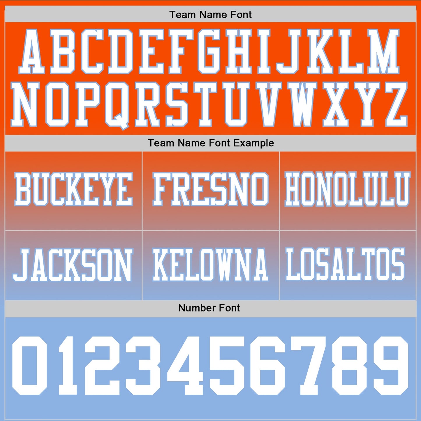 Custom Orange White-Light Blue Mesh Authentic Fade Fashion Football Jersey