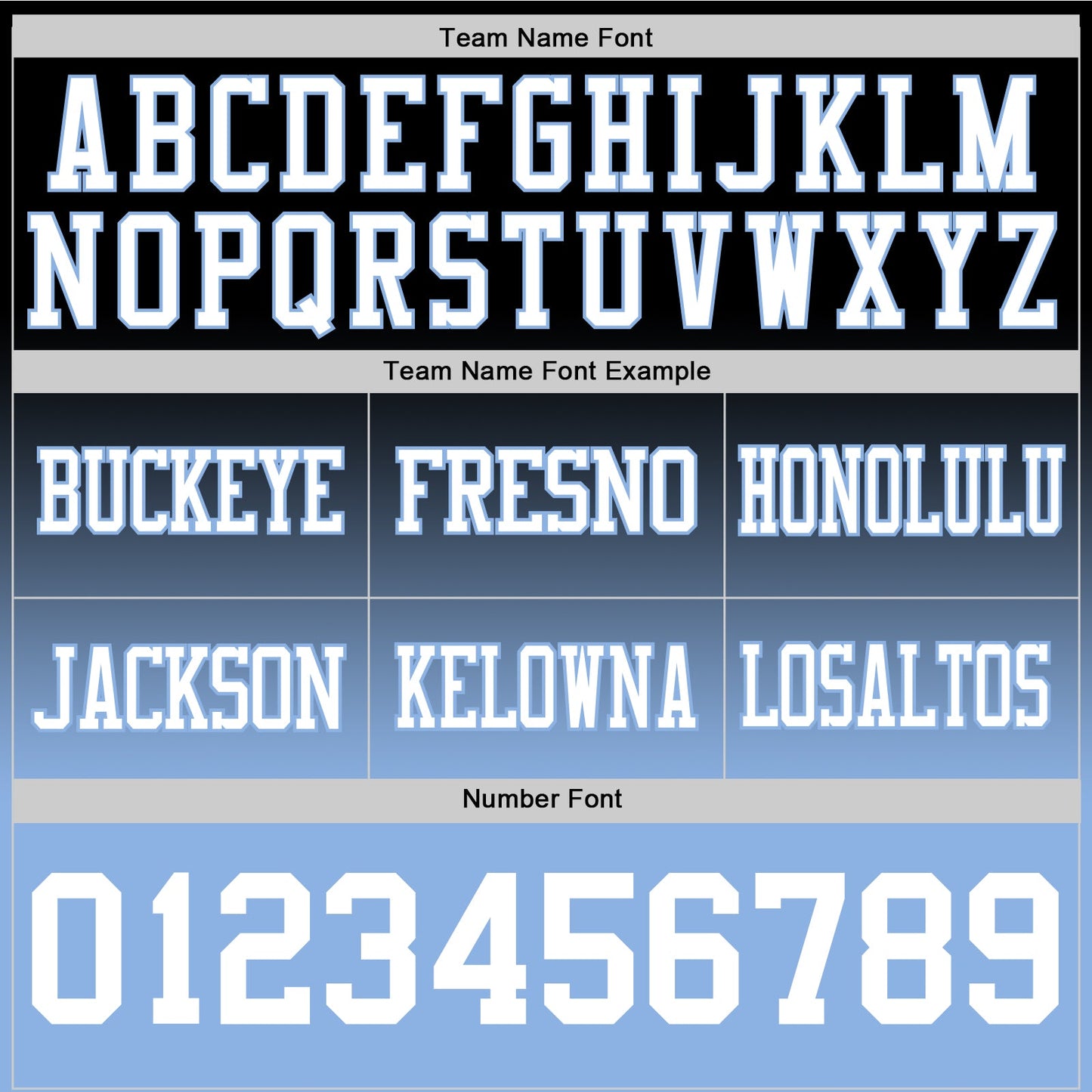 Custom Black White-Light Blue Mesh Authentic Fade Fashion Football Jersey