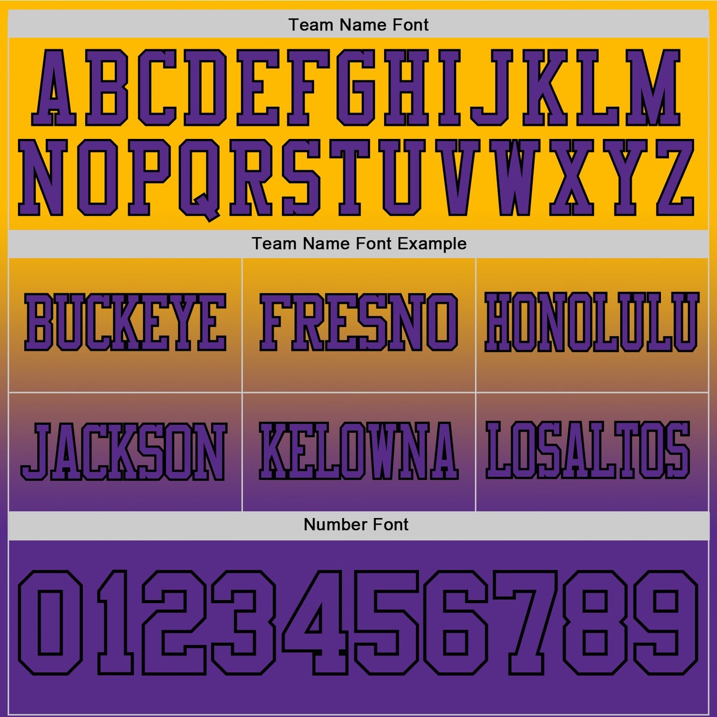 Custom Gold Purple-Black Mesh Authentic Fade Fashion Football Jersey