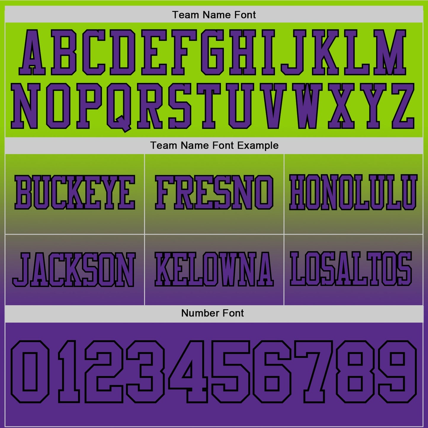 Custom Neon Green Purple-Black Mesh Authentic Fade Fashion Football Jersey