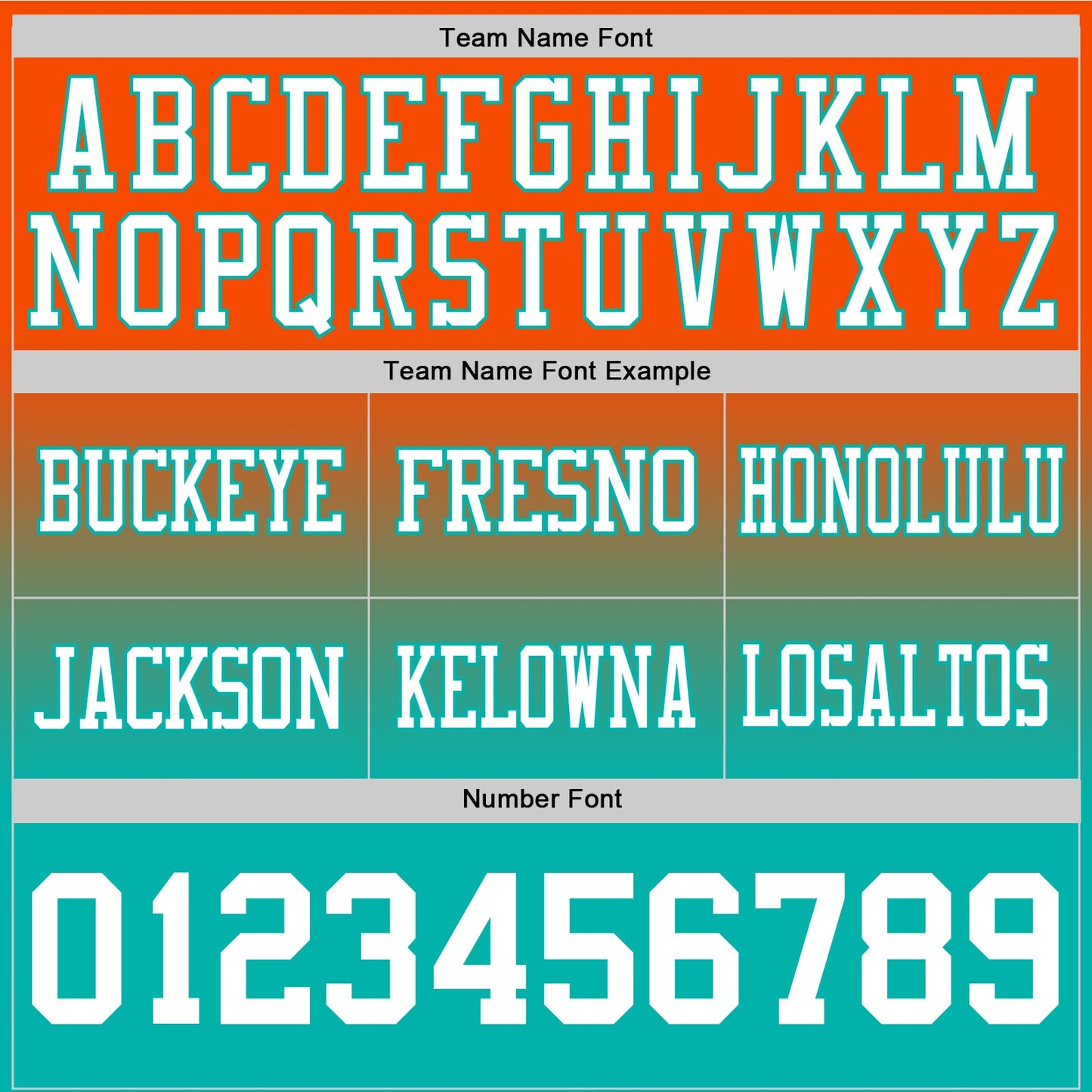 Custom Orange White-Aqua Mesh Authentic Fade Fashion Football Jersey