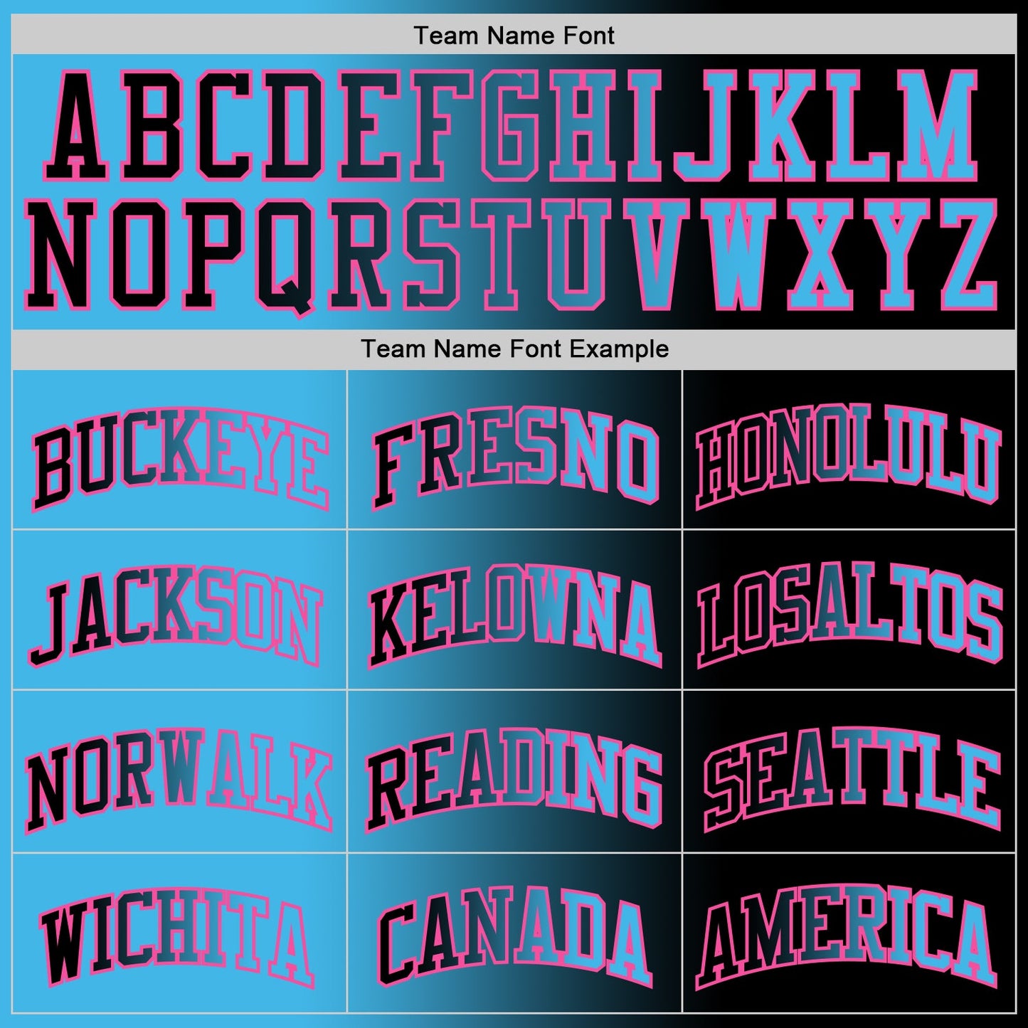 Custom Black Sky Blue-Pink Authentic Gradient Fashion Basketball Jersey