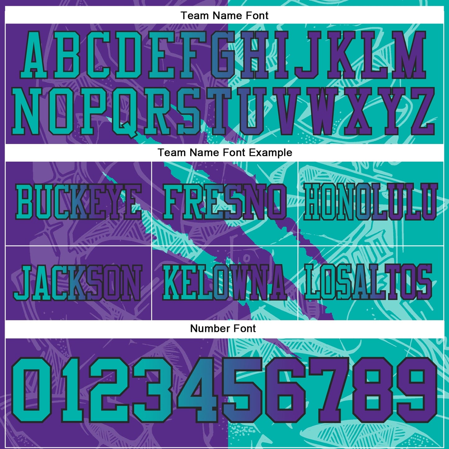 Custom Purple Aqua-Black Mesh Authentic Gradient Fashion Scratch Football Jersey