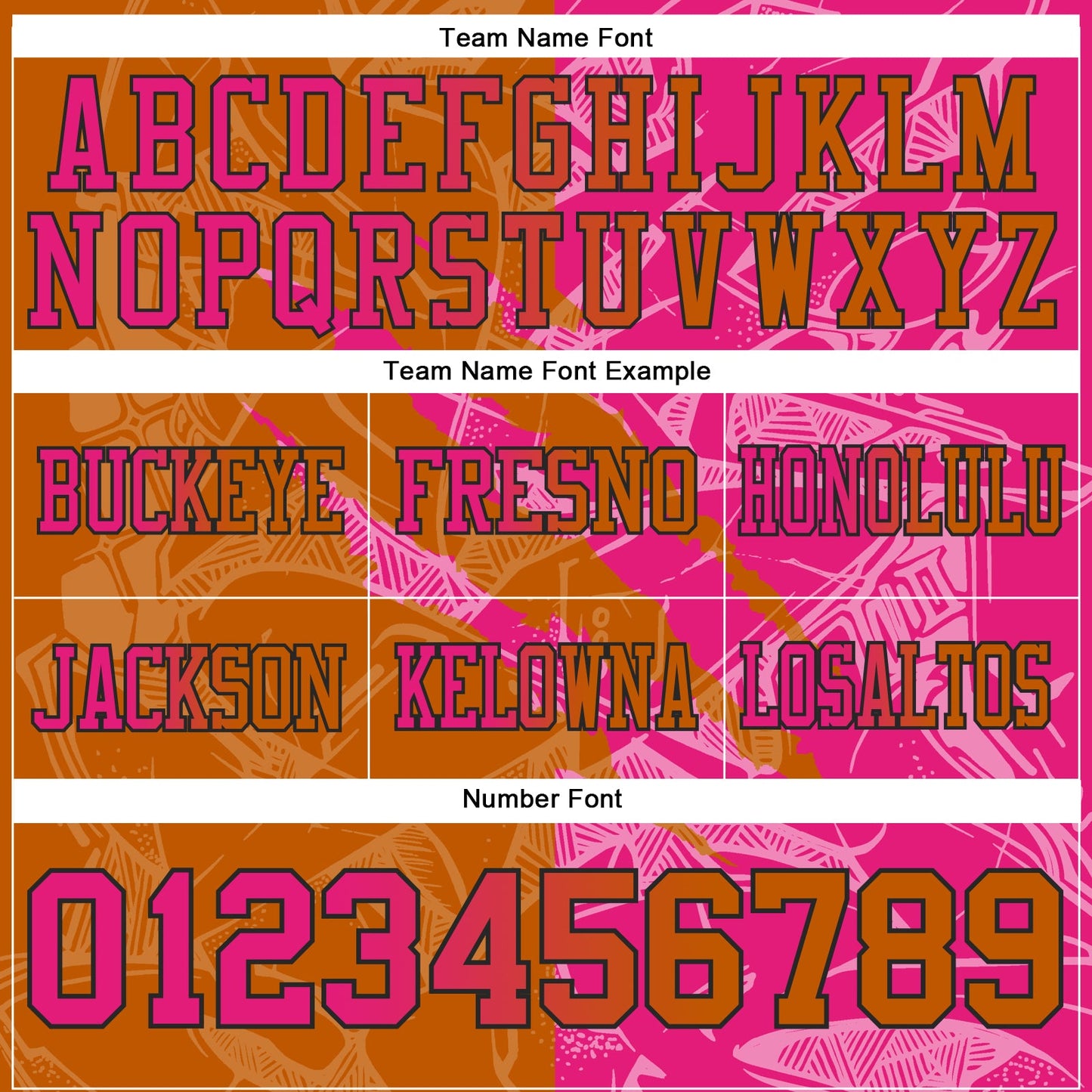 Custom Texas Orange Hot Pink-Black Mesh Authentic Gradient Fashion Scratch Football Jersey