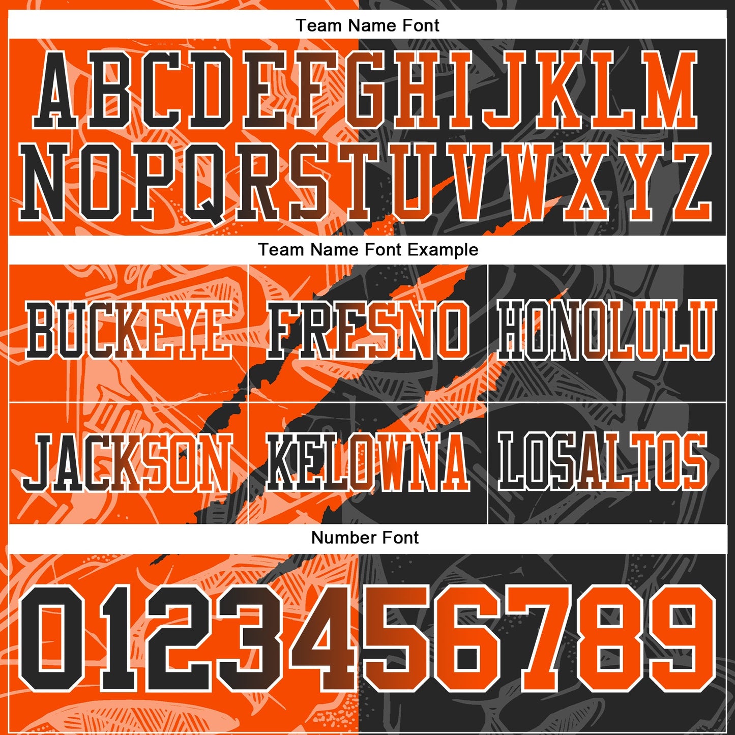 Custom Black Orange-White Mesh Authentic Gradient Fashion Scratch Football Jersey