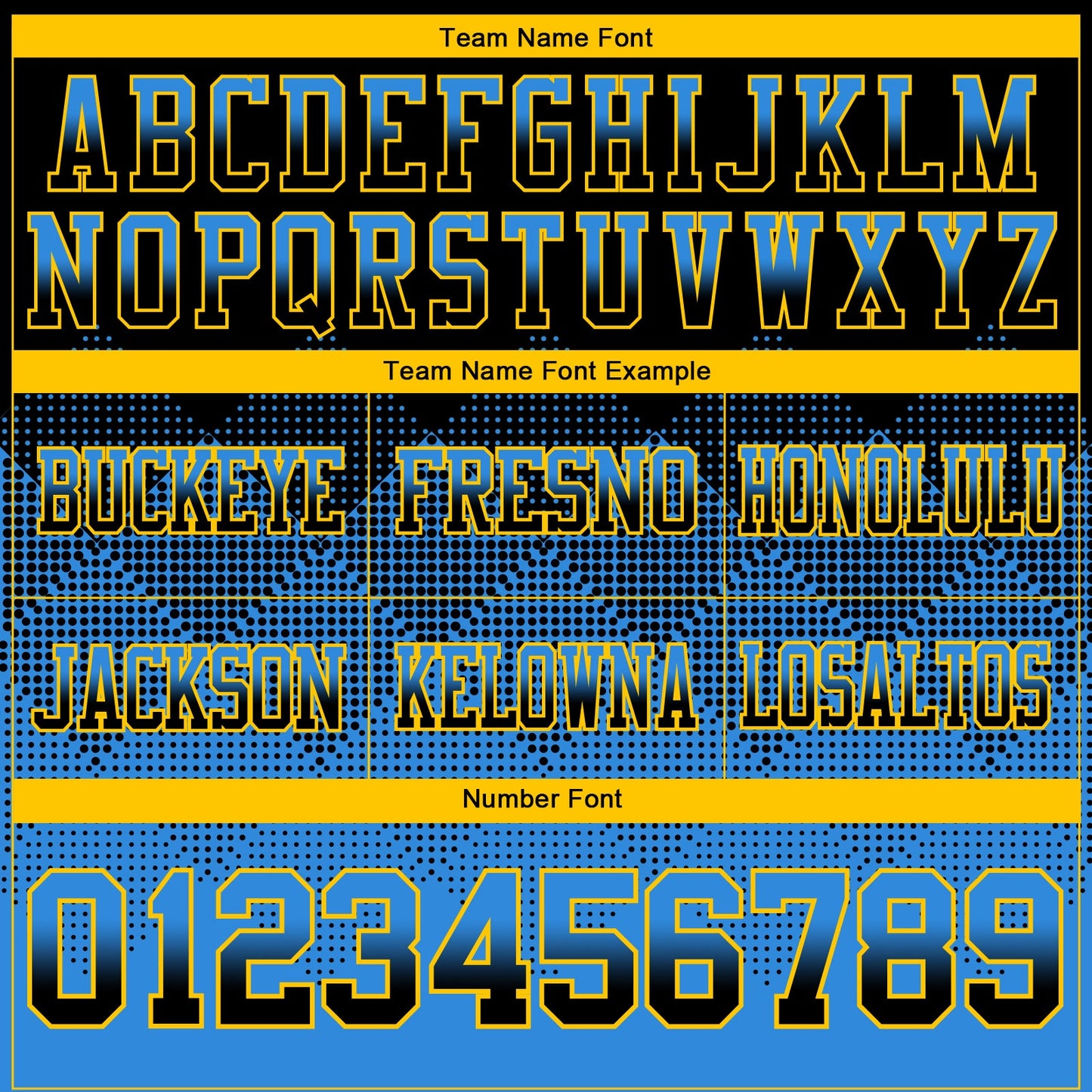 Custom Black Powder Blue-Yellow Mesh Authentic Gradient Square Shape Flag Football Jersey