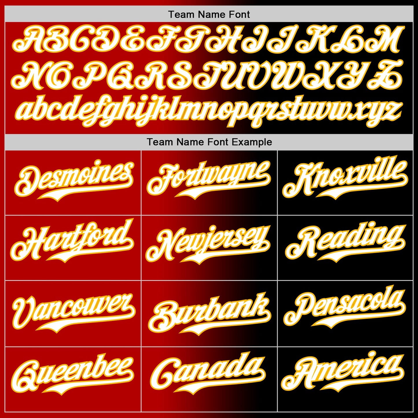 Custom Black White Red-Gold Authentic Gradient Fashion Baseball Jersey