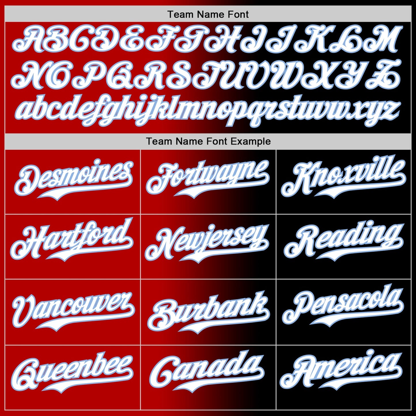 Custom Black White Red-Light Blue Authentic Gradient Fashion Baseball Jersey