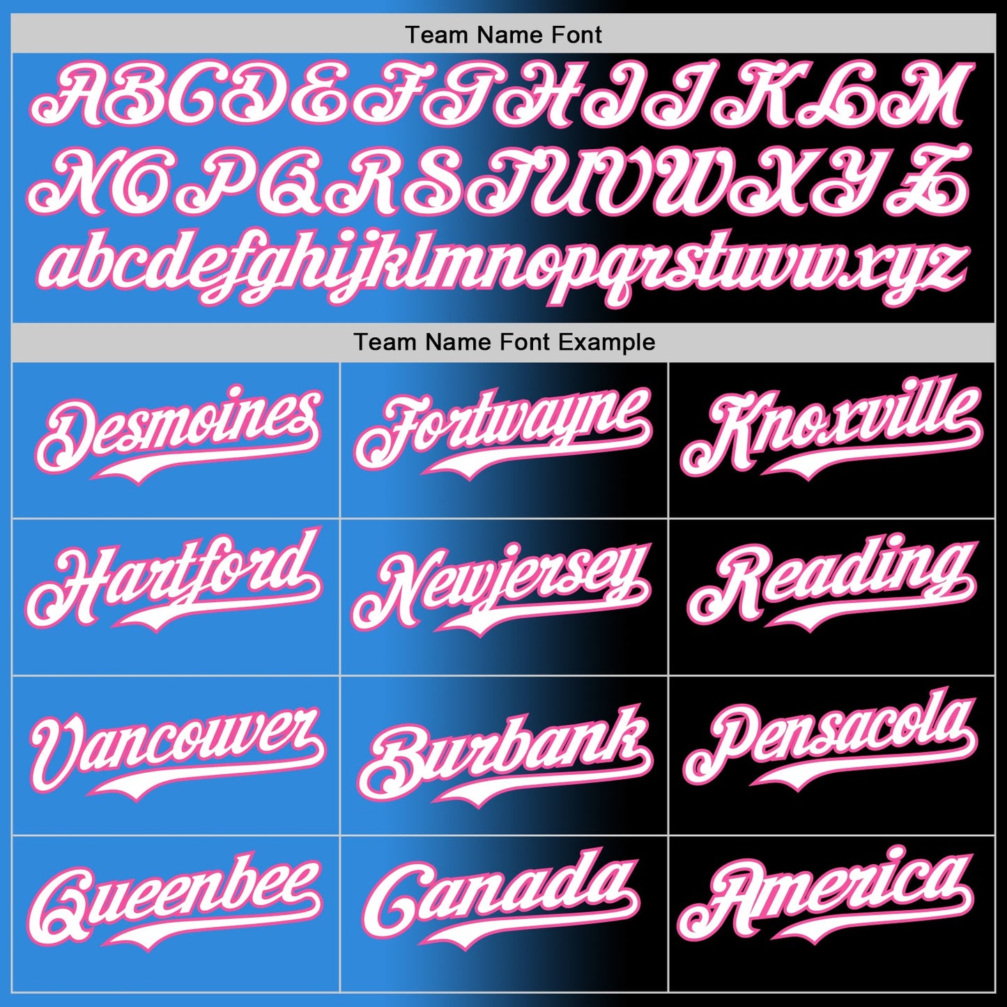 Custom Black White Electric Blue-Pink Authentic Gradient Fashion Baseball Jersey