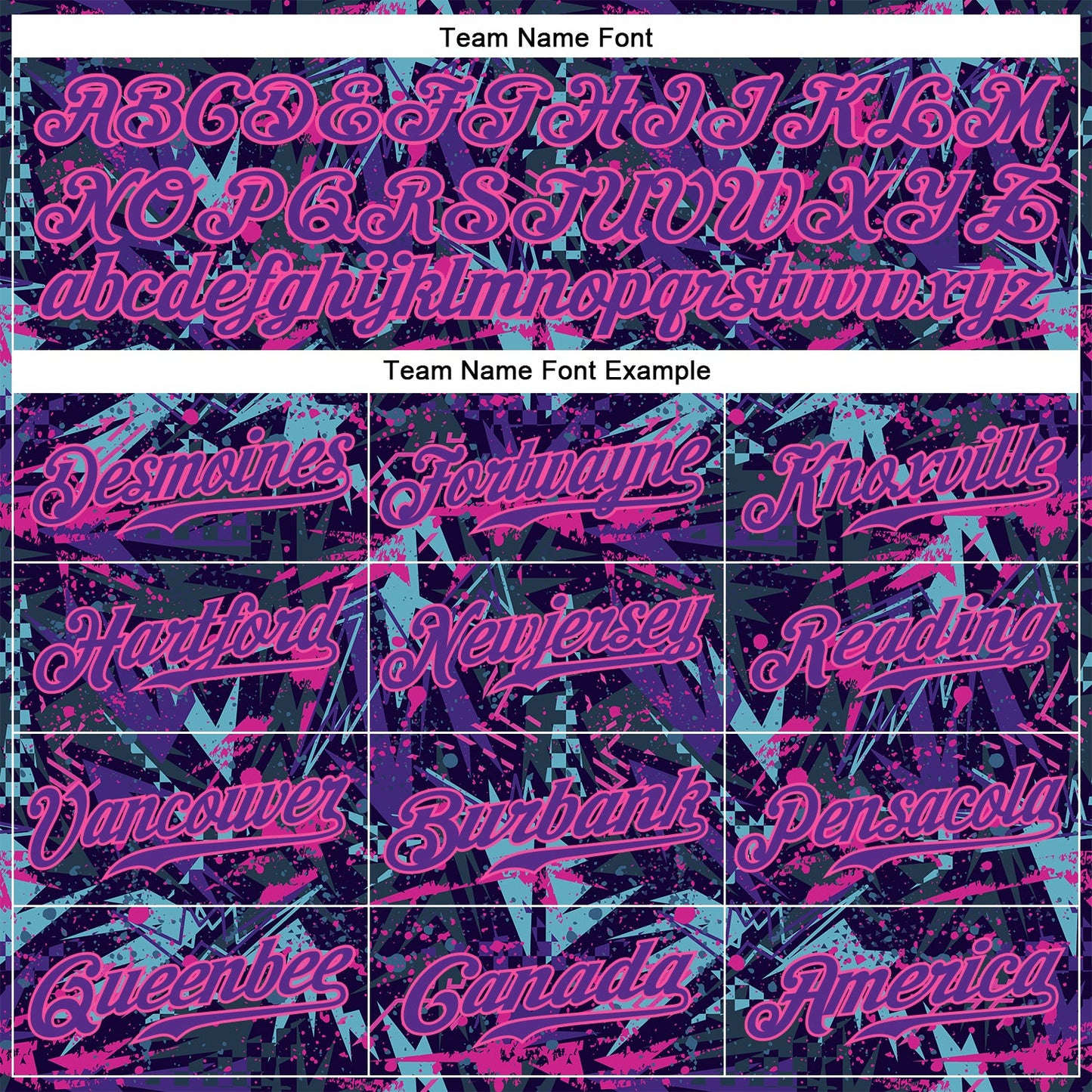Custom Graffiti Pattern Purple-Pink 3D Creative Geometric Figures And Dots Authentic Baseball Jersey