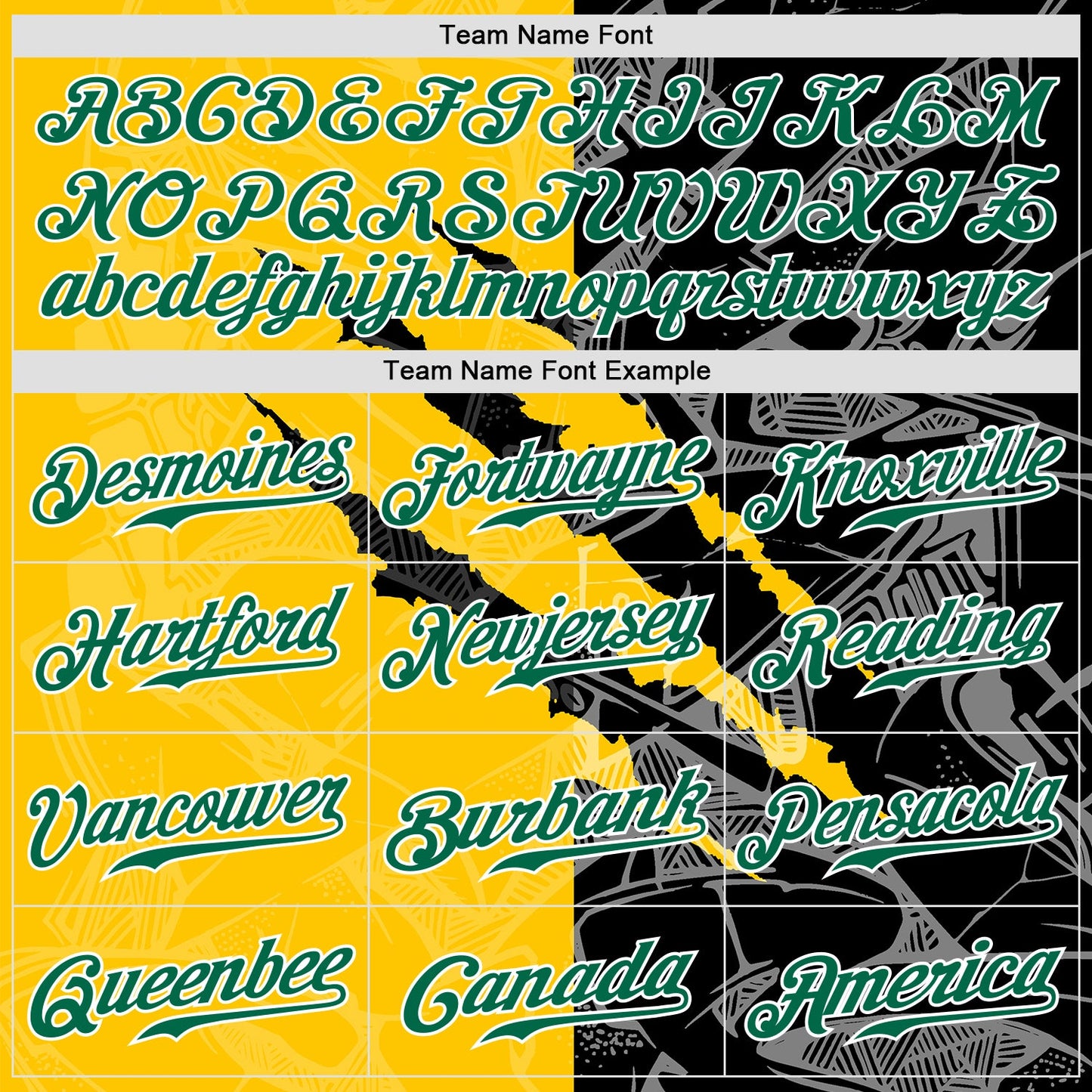 Custom Graffiti Pattern Kelly Green Yellow-Black 3D Scratch Authentic Baseball Jersey
