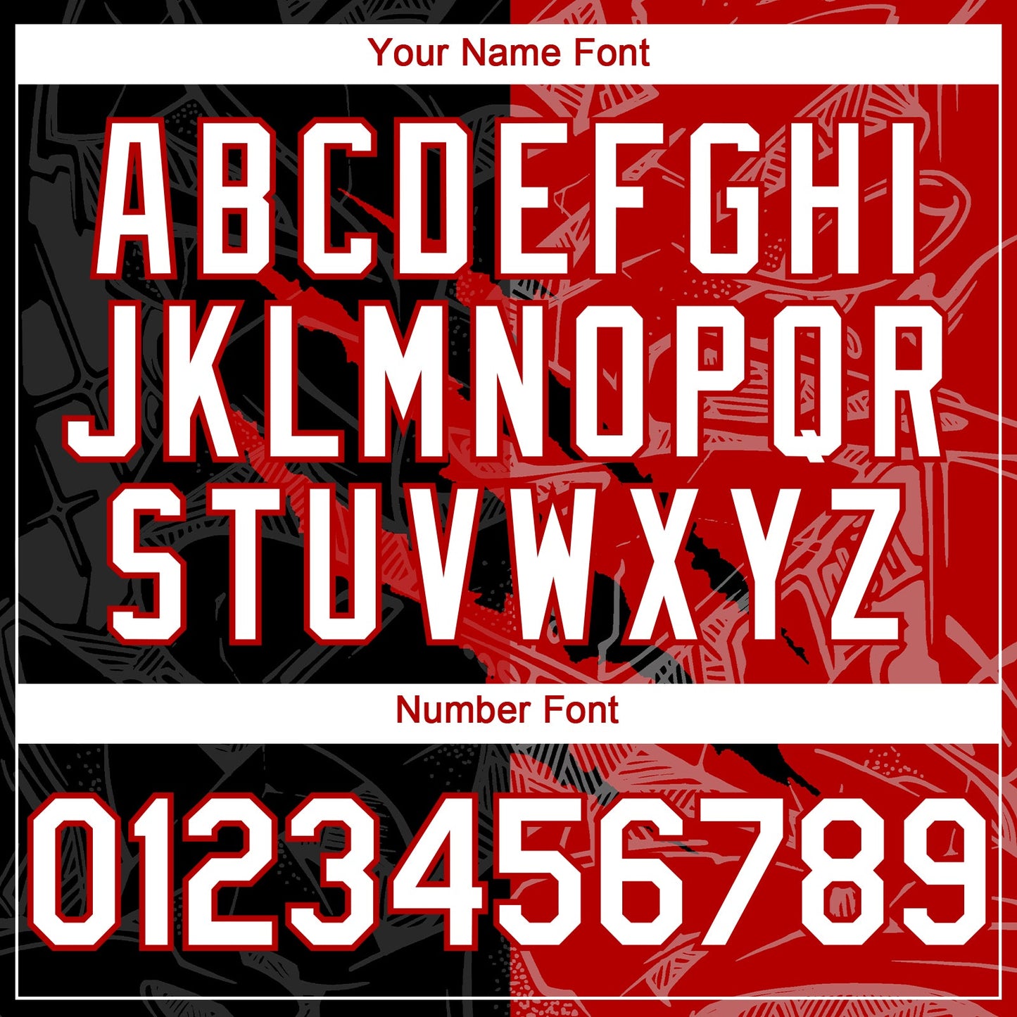 Custom Graffiti Pattern White Black-Red 3D Scratch Authentic Baseball Jersey