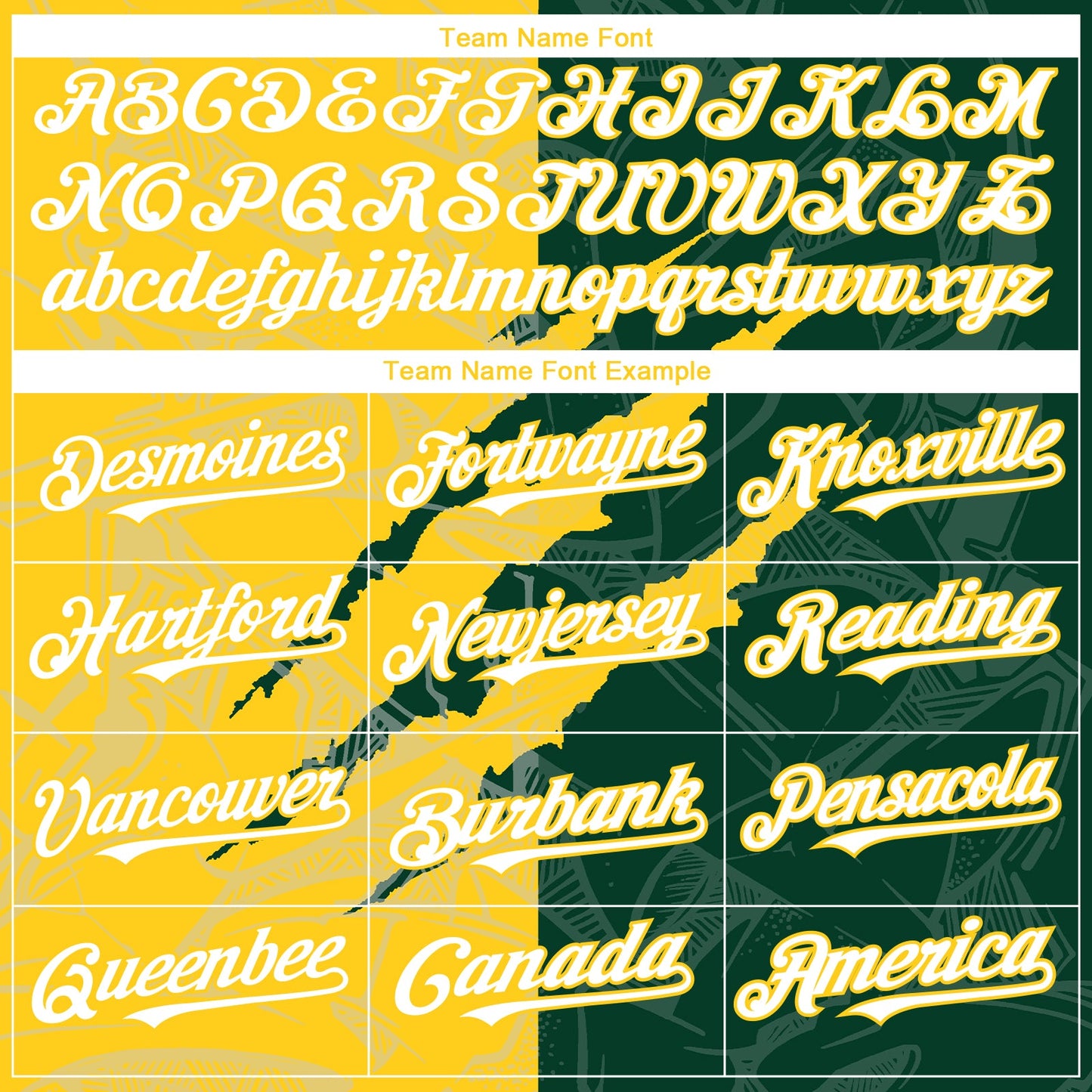 Custom Graffiti Pattern White Green-Yellow 3D Scratch Authentic Baseball Jersey