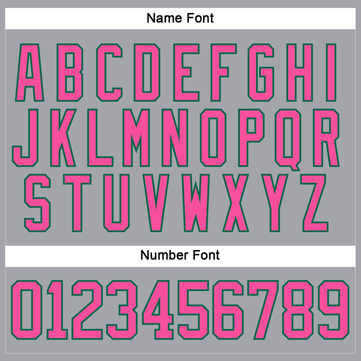Custom Gray Pink-Kelly Green Hockey Lace Neck Jersey