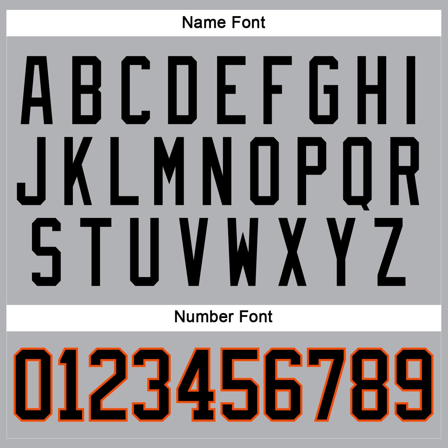 Custom Gray Black-Orange Hockey Jersey