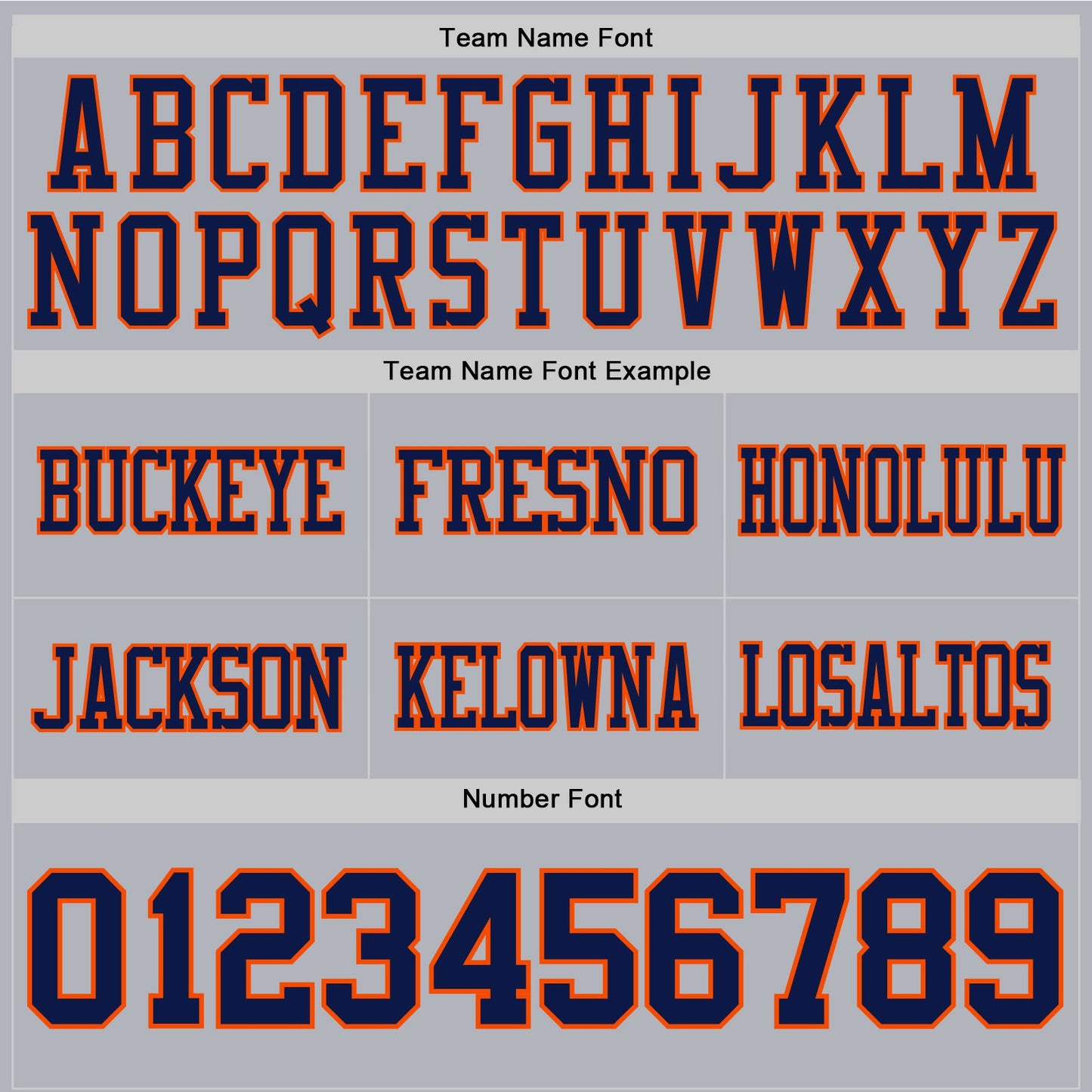 Custom Gray Navy-Orange Mesh Authentic Football Jersey