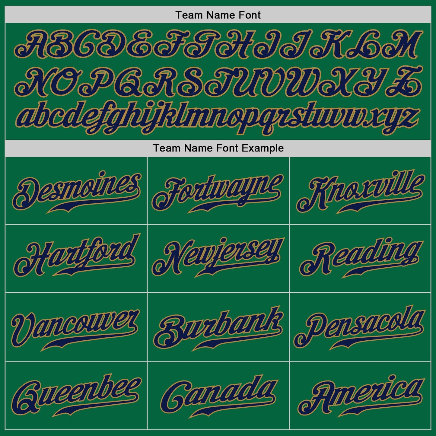 Custom Kelly Green Navy-Old Gold Authentic Baseball Jersey