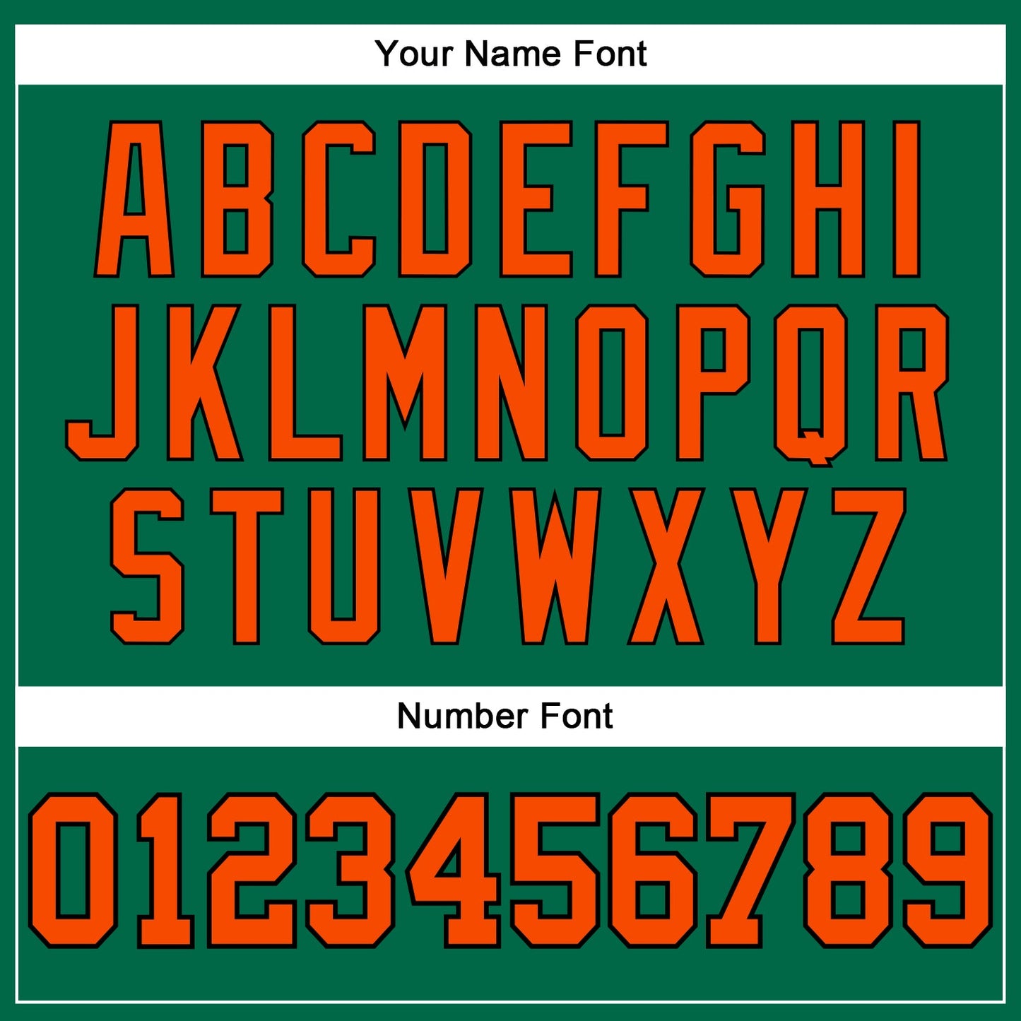 Custom Kelly Green Orange-Black Authentic Throwback Basketball Jersey