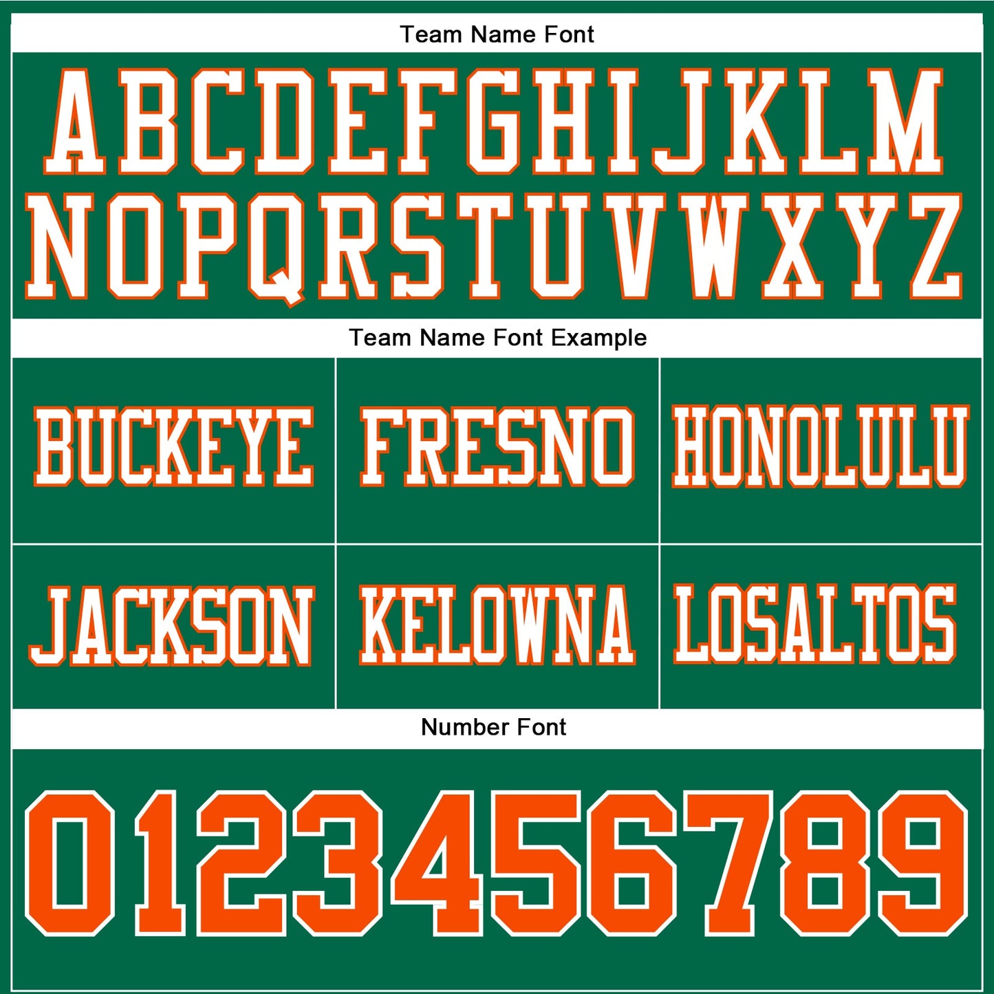 Custom Kelly Green Orange-White Mesh Authentic Football Jersey