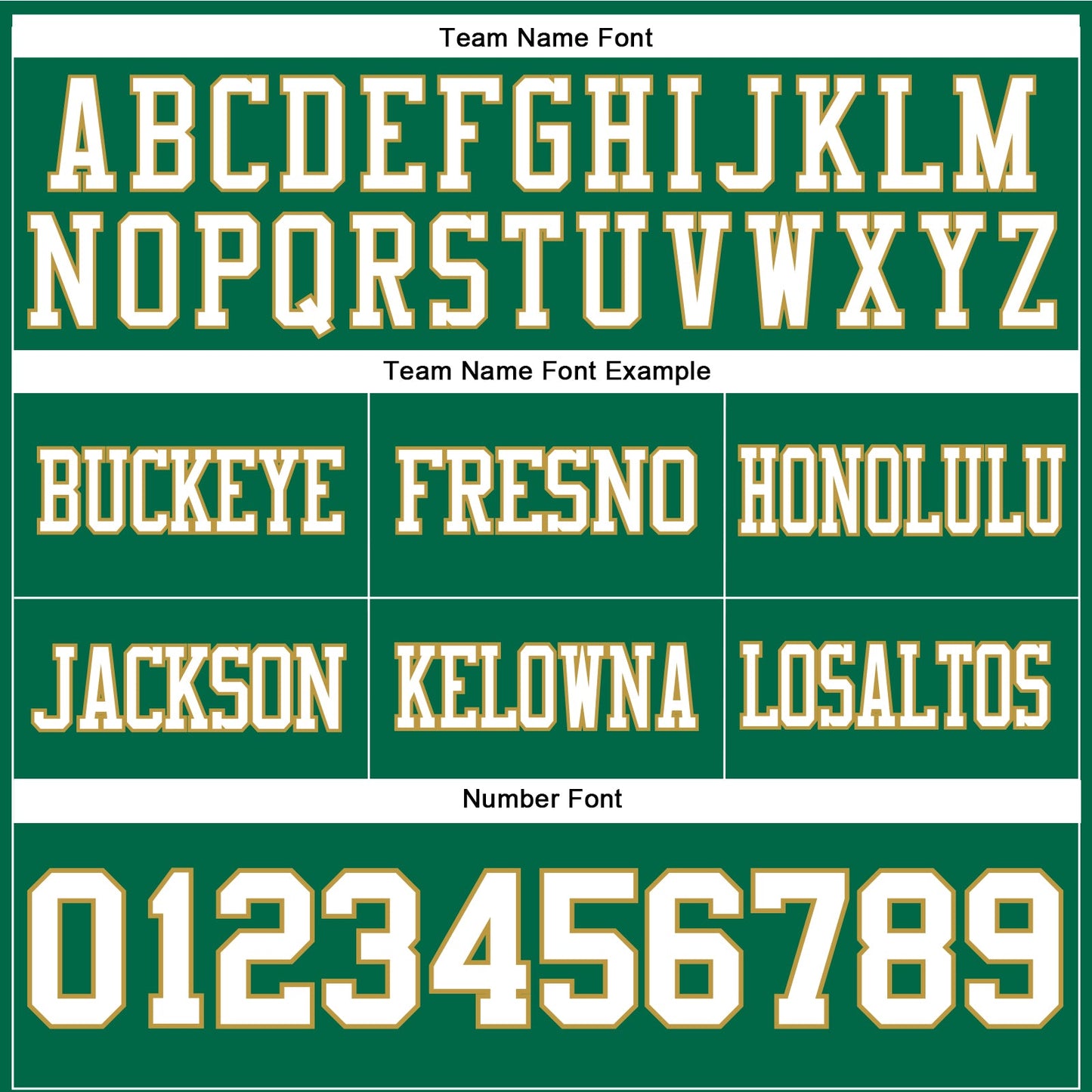 Custom Kelly Green White-Old Gold Mesh Authentic Football Jersey
