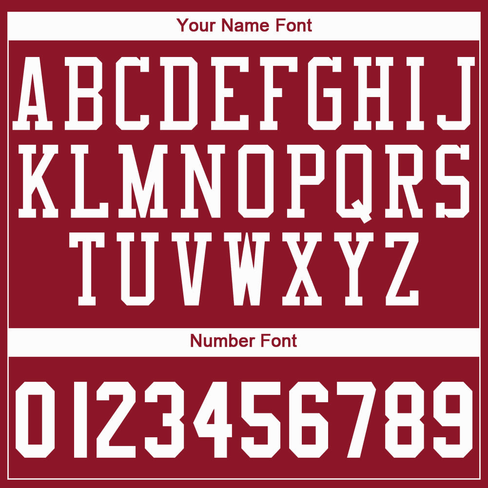 Custom Maroon White Round Neck Basketball Jersey