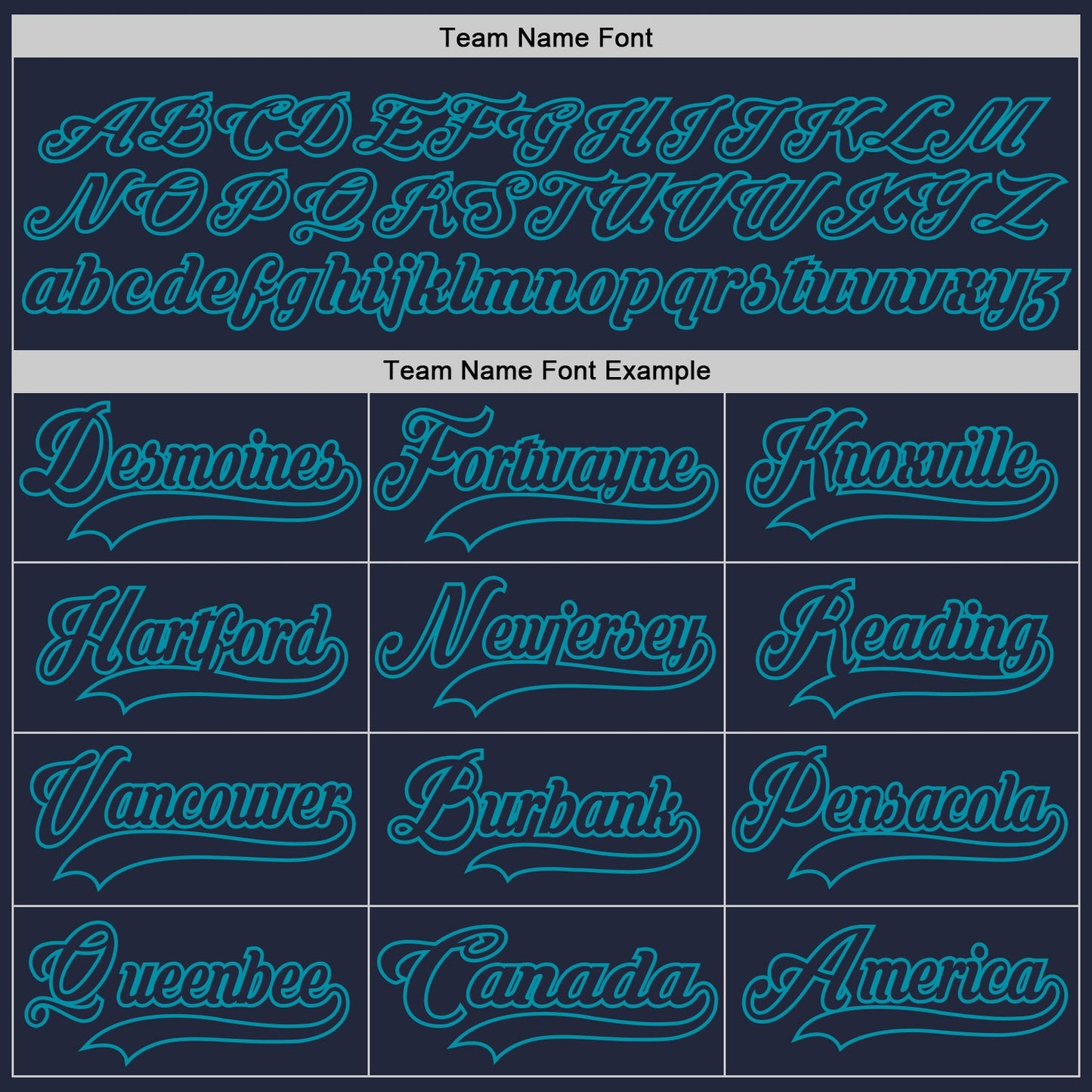 Custom Navy Teal Hockey Jersey