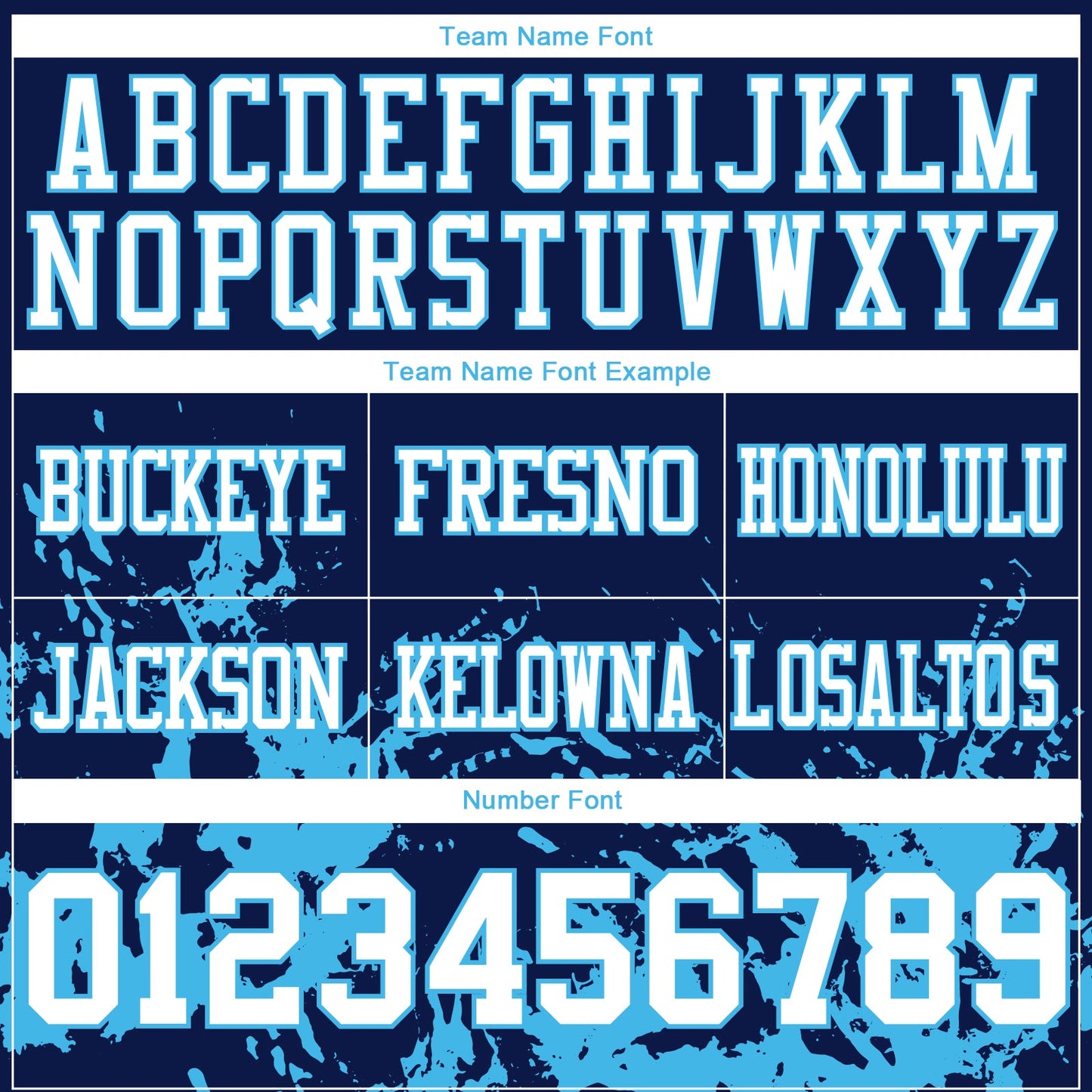 Custom Navy White-Sky Blue Splash Mesh Authentic Football Jersey