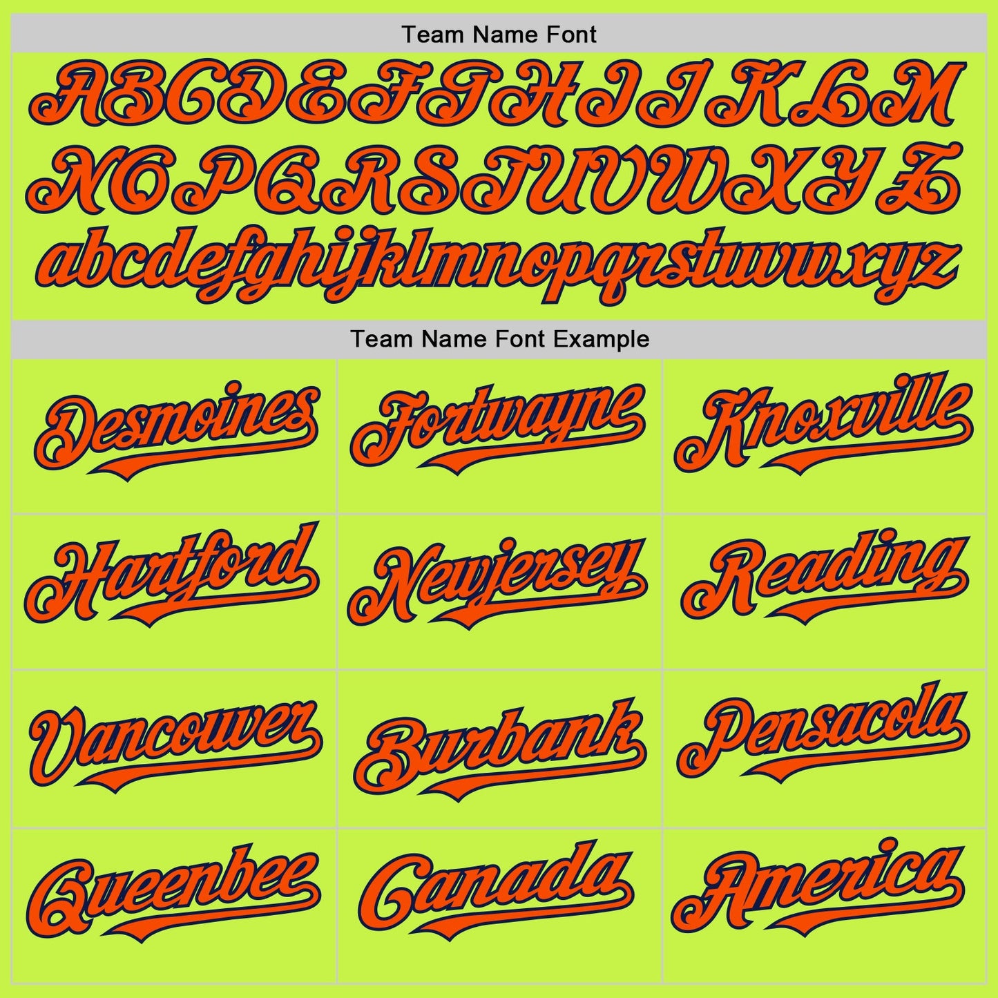 Custom Neon Green Orange-Navy Mesh Authentic Throwback Baseball Jersey