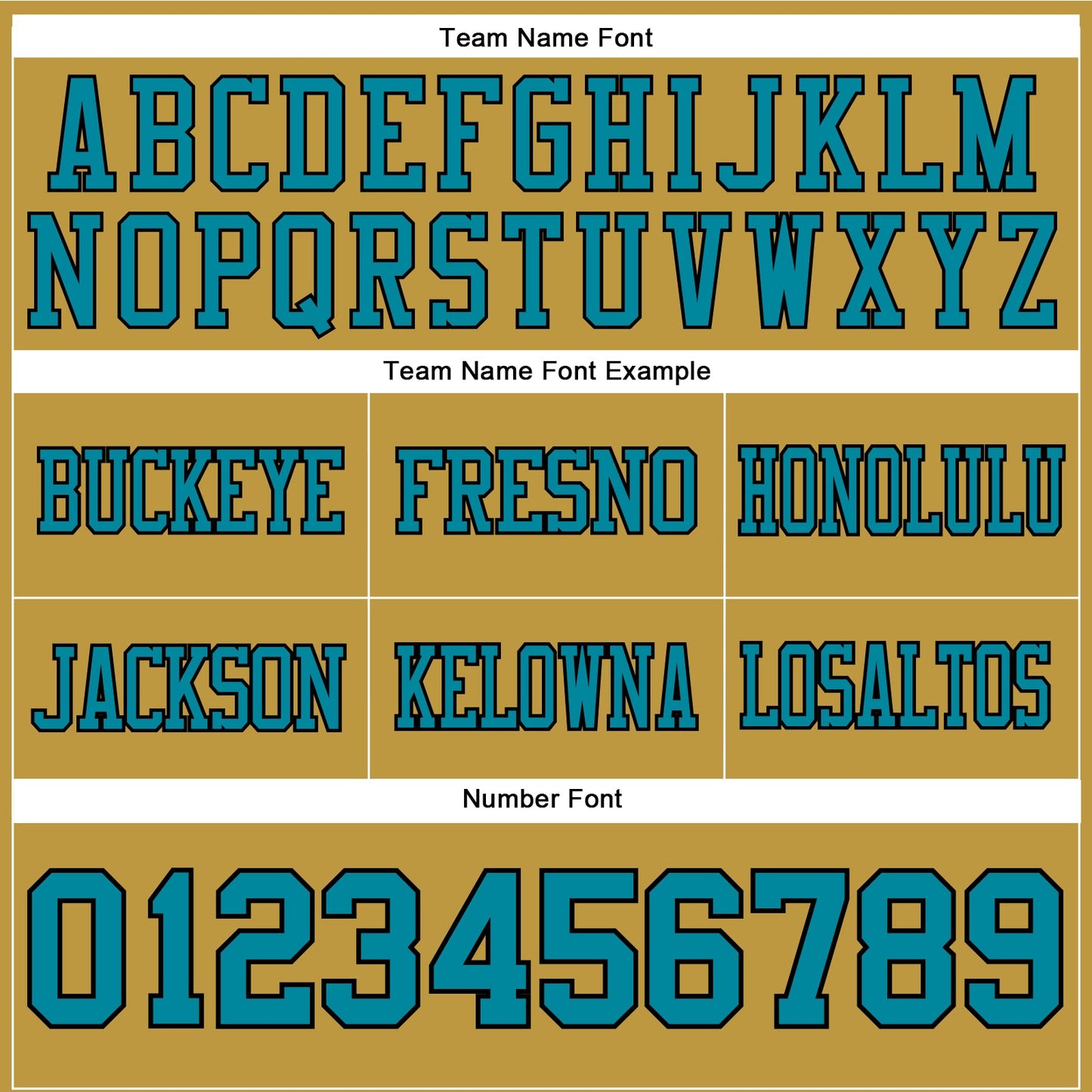Custom Old Gold Teal-Black Mesh Authentic Football Jersey