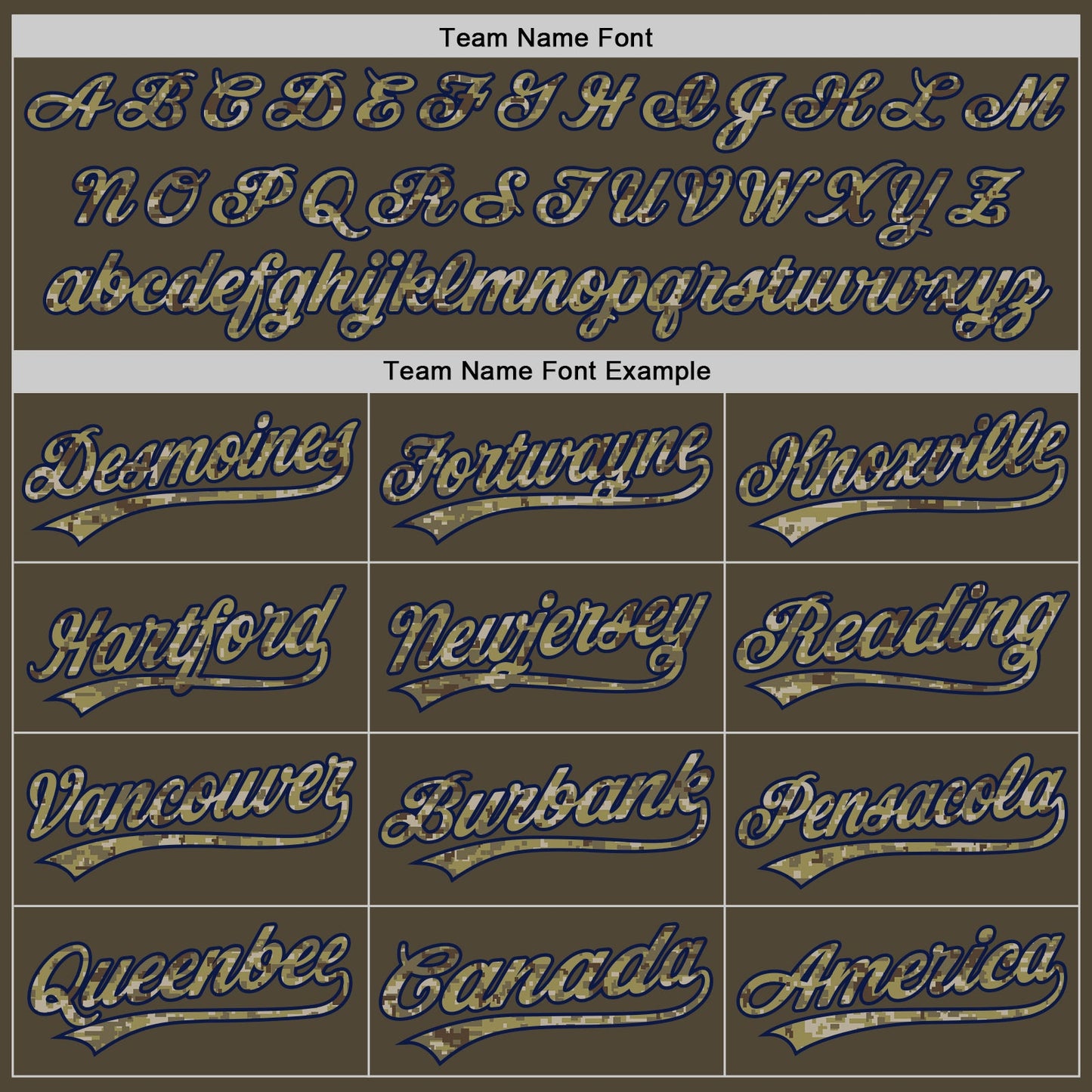 Custom Olive Camo-Navy Authentic Salute To Service Baseball Jersey