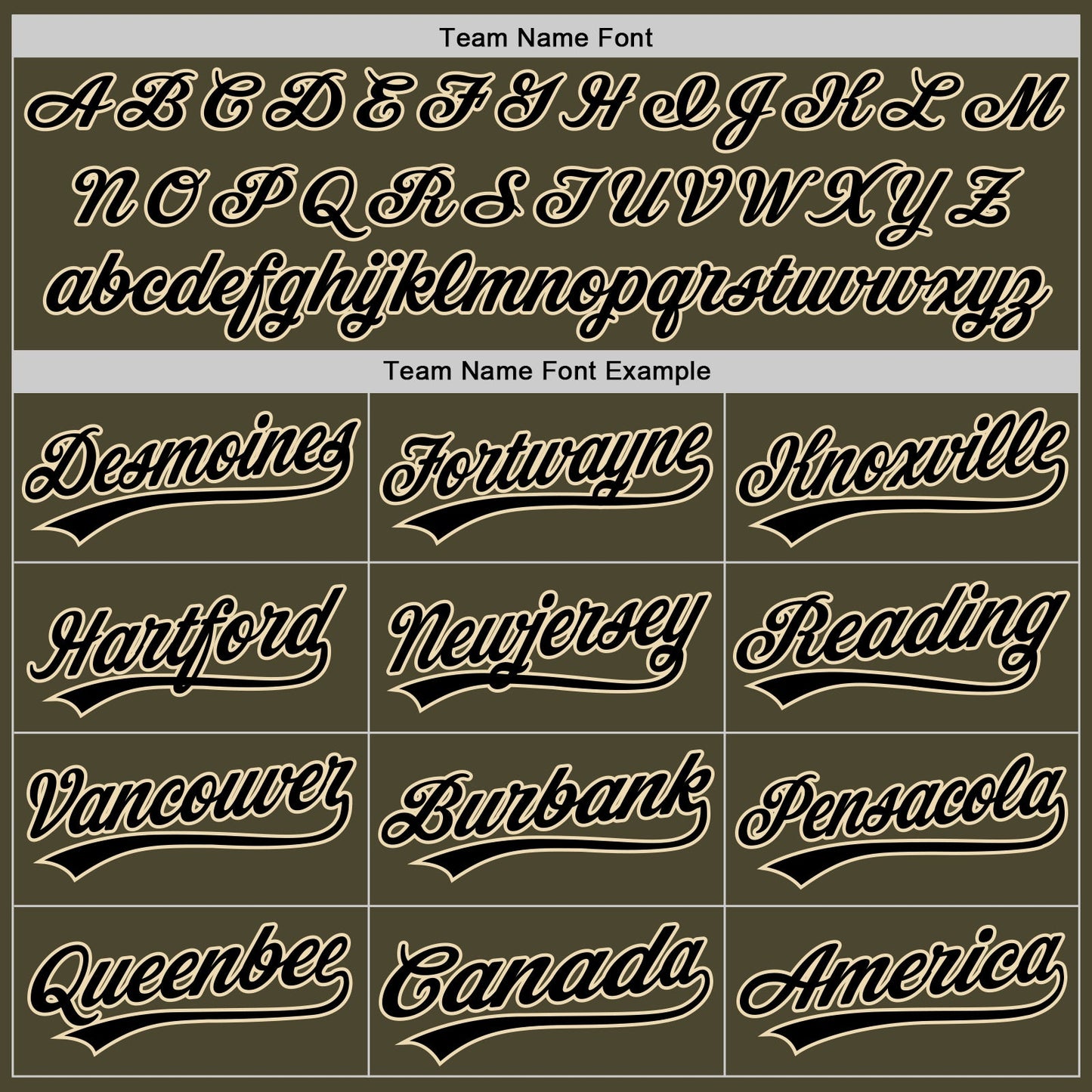 Custom Olive Black-Cream Authentic Throwback Salute To Service Baseball Jersey