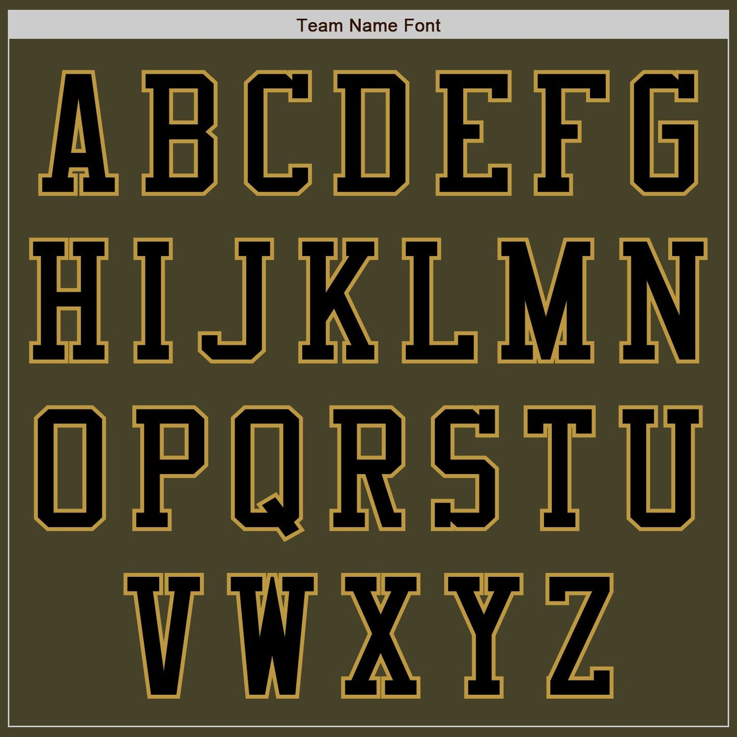 Custom Olive Black-Old Gold Authentic Salute To Service Baseball Jersey